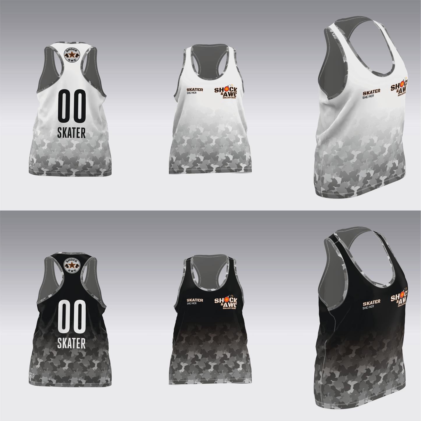 SHOCK AND AWE TRAVEL JERSEYS