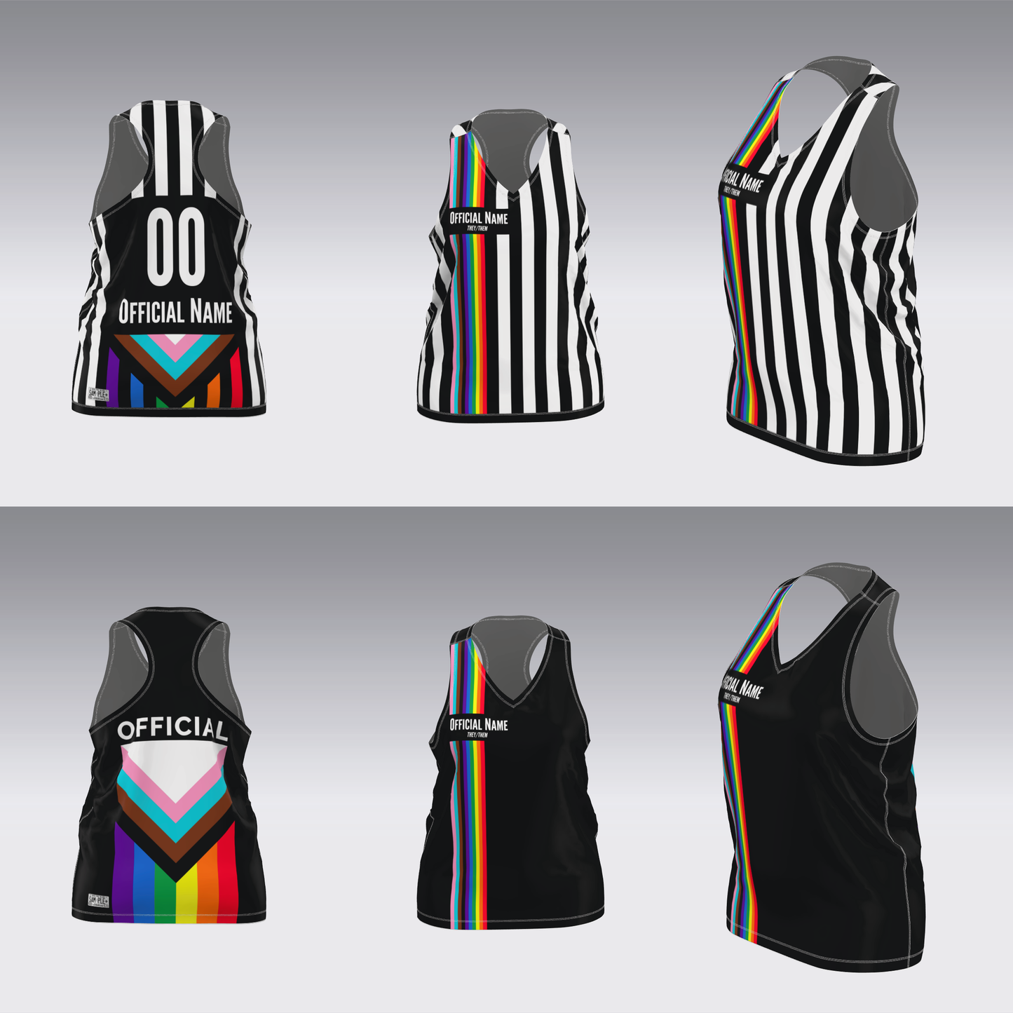 PRIDE SKATING AND NON-SKATING OFFICIALS JERSEYS