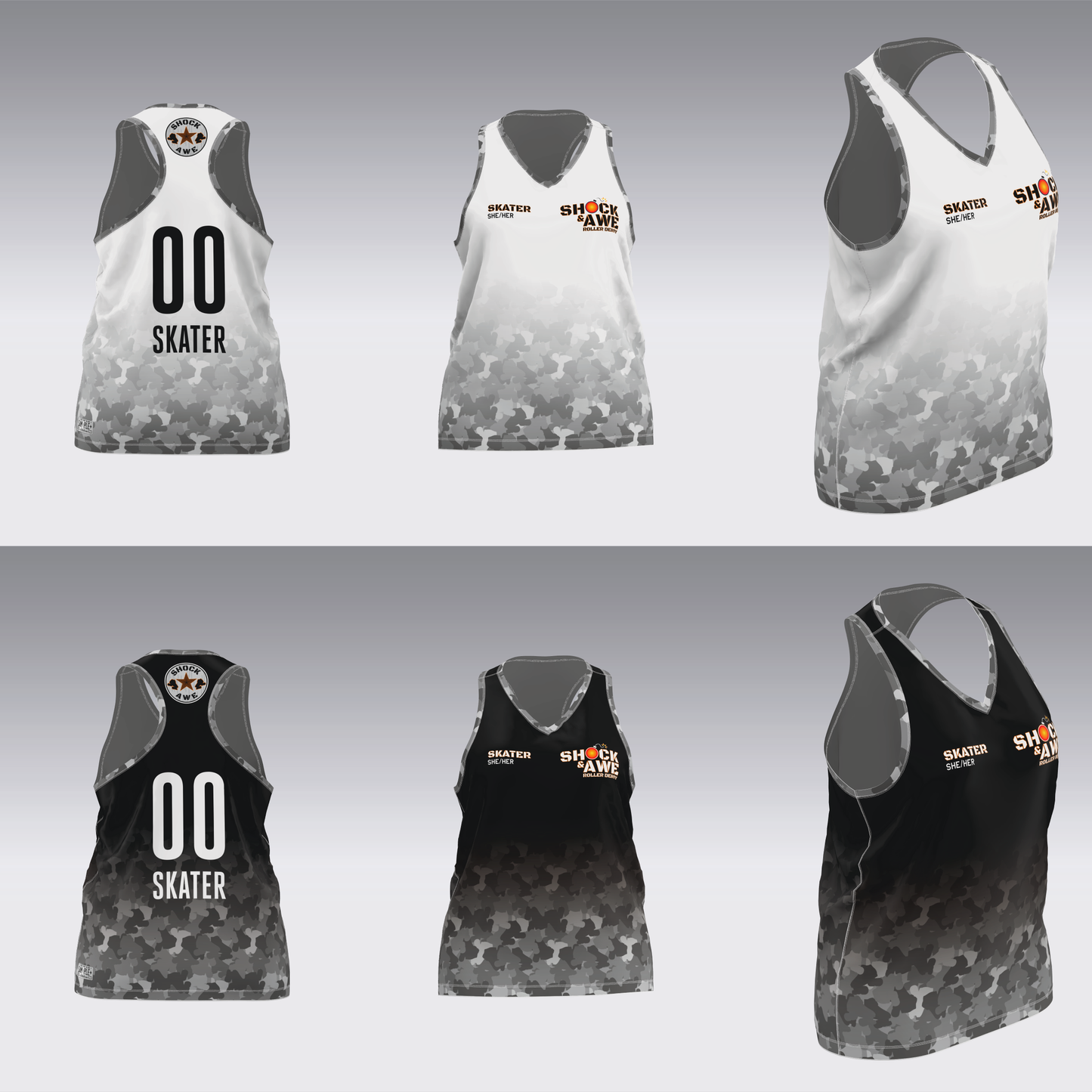 SHOCK AND AWE TRAVEL JERSEYS