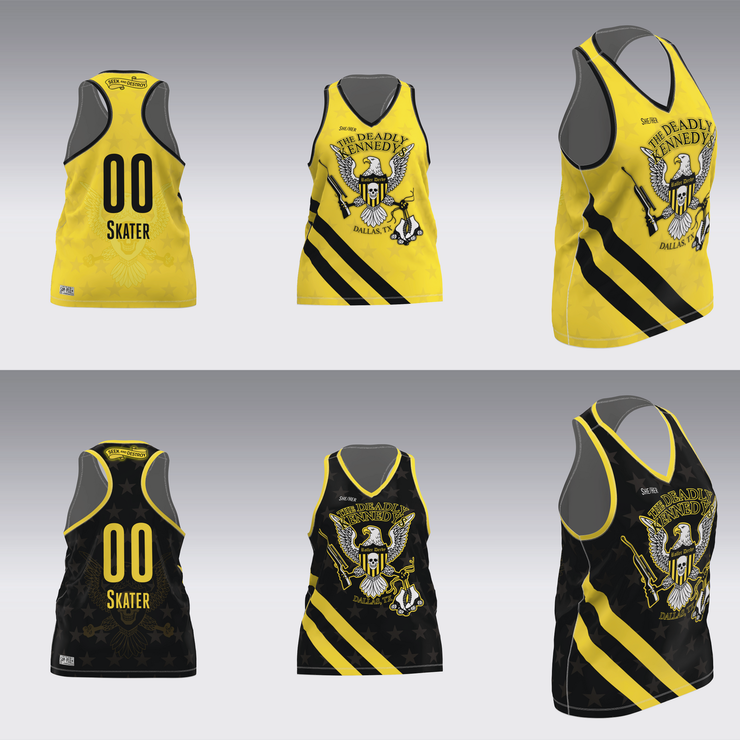 DEADLY KENNEDYS TRAVEL JERSEYS