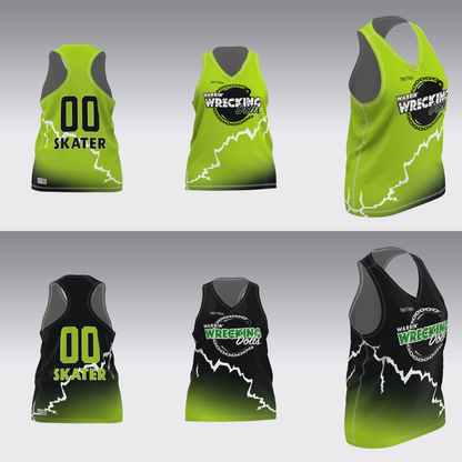 WARRIN' WRECKING DOLLS TRAVEL JERSEYS