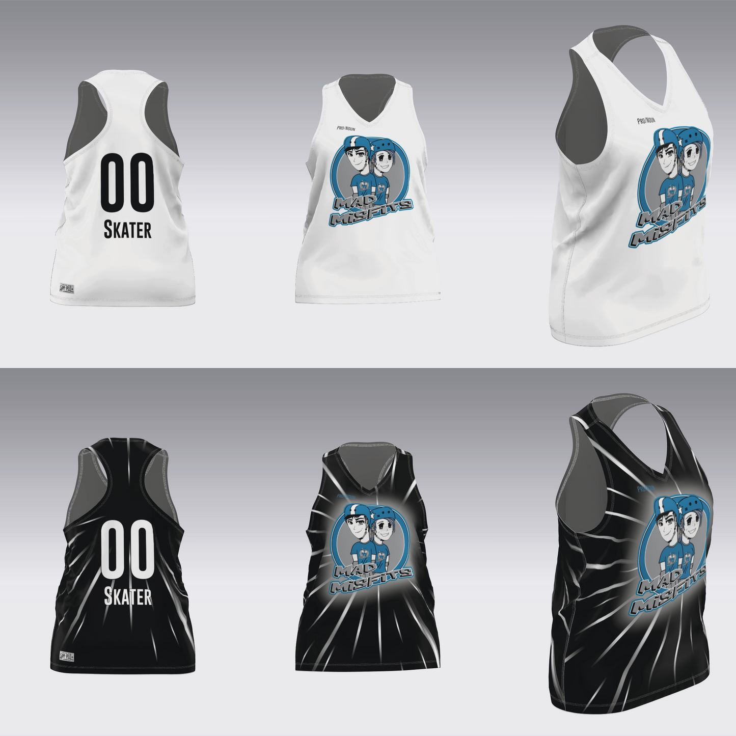 MONADNOCK MAD MISFITS SCRIMMAGE JERSEYS
