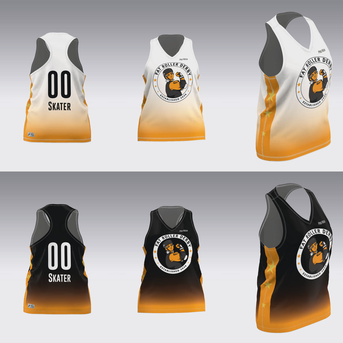 FAT ROLLER DERBY TRAVEL JERSEY