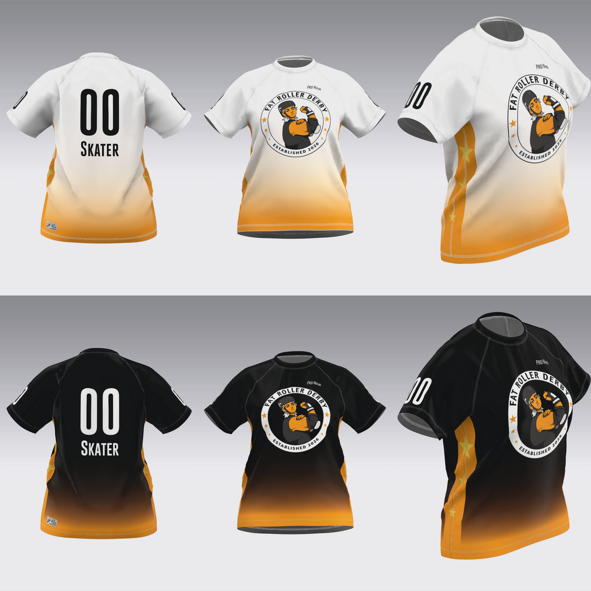 FAT ROLLER DERBY TRAVEL JERSEY