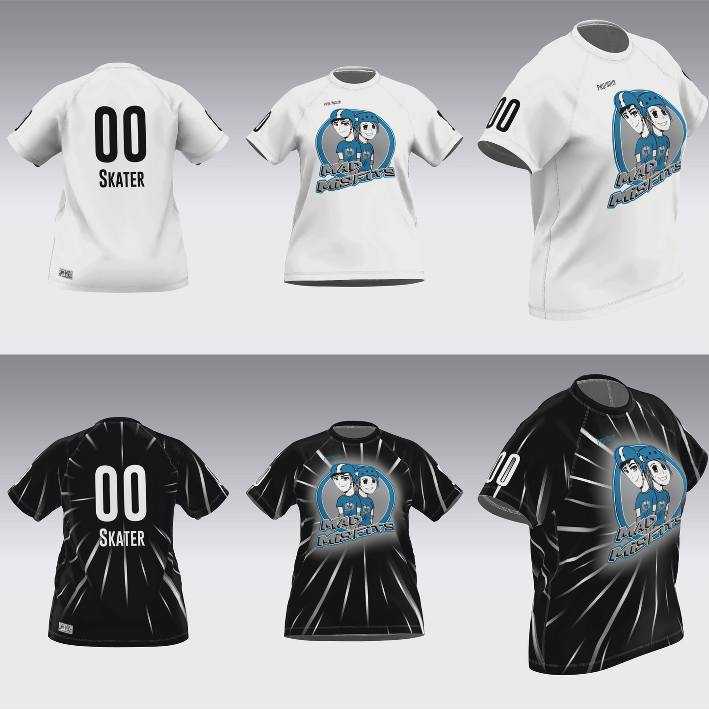 MONADNOCK MAD MISFITS SCRIMMAGE JERSEYS