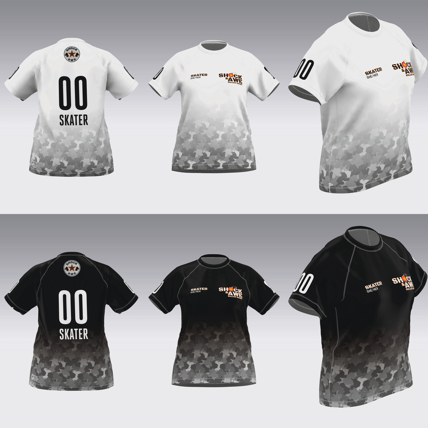 SHOCK AND AWE TRAVEL JERSEYS