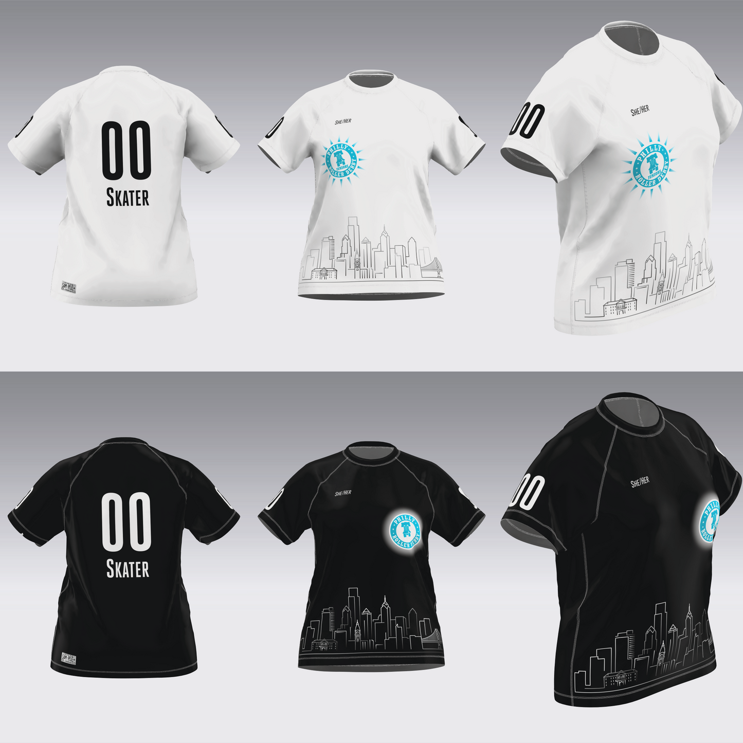 PHILLY SKYLINE SCRIMMAGE JERSEYS