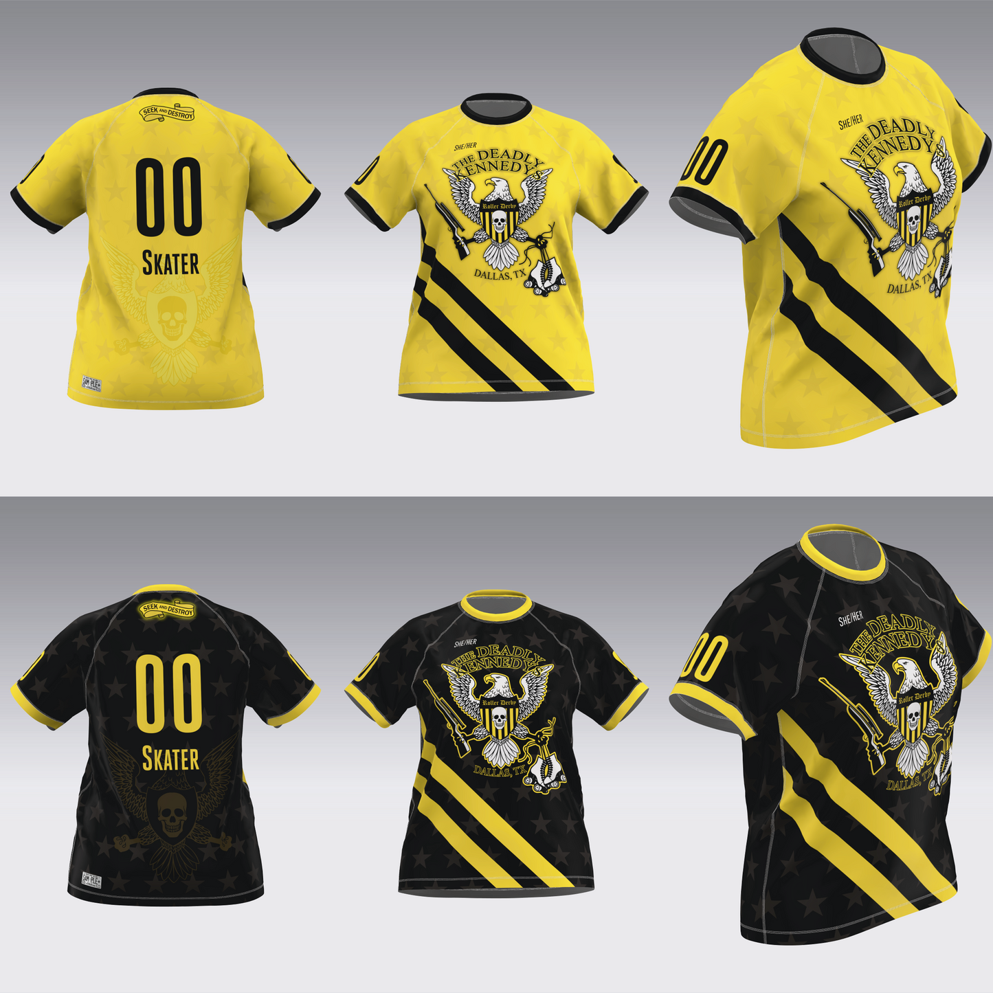 DEADLY KENNEDYS TRAVEL JERSEYS