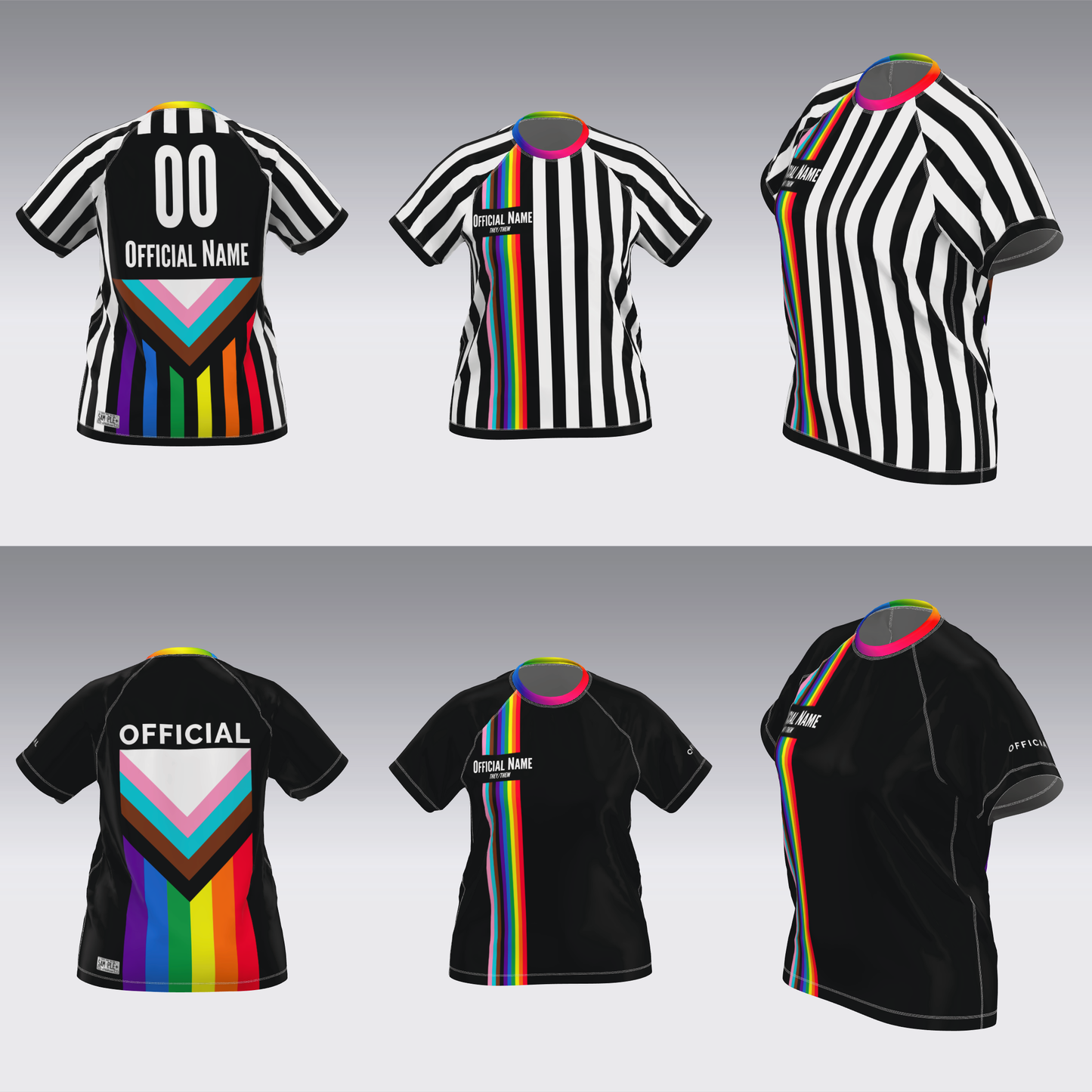 PRIDE SKATING AND NON-SKATING OFFICIALS JERSEYS