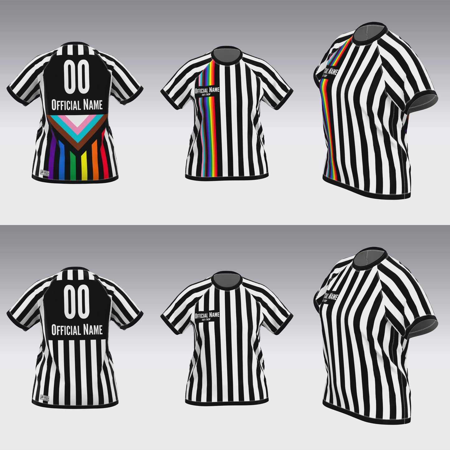 PRIDE SKATING AND NON-SKATING OFFICIALS JERSEYS