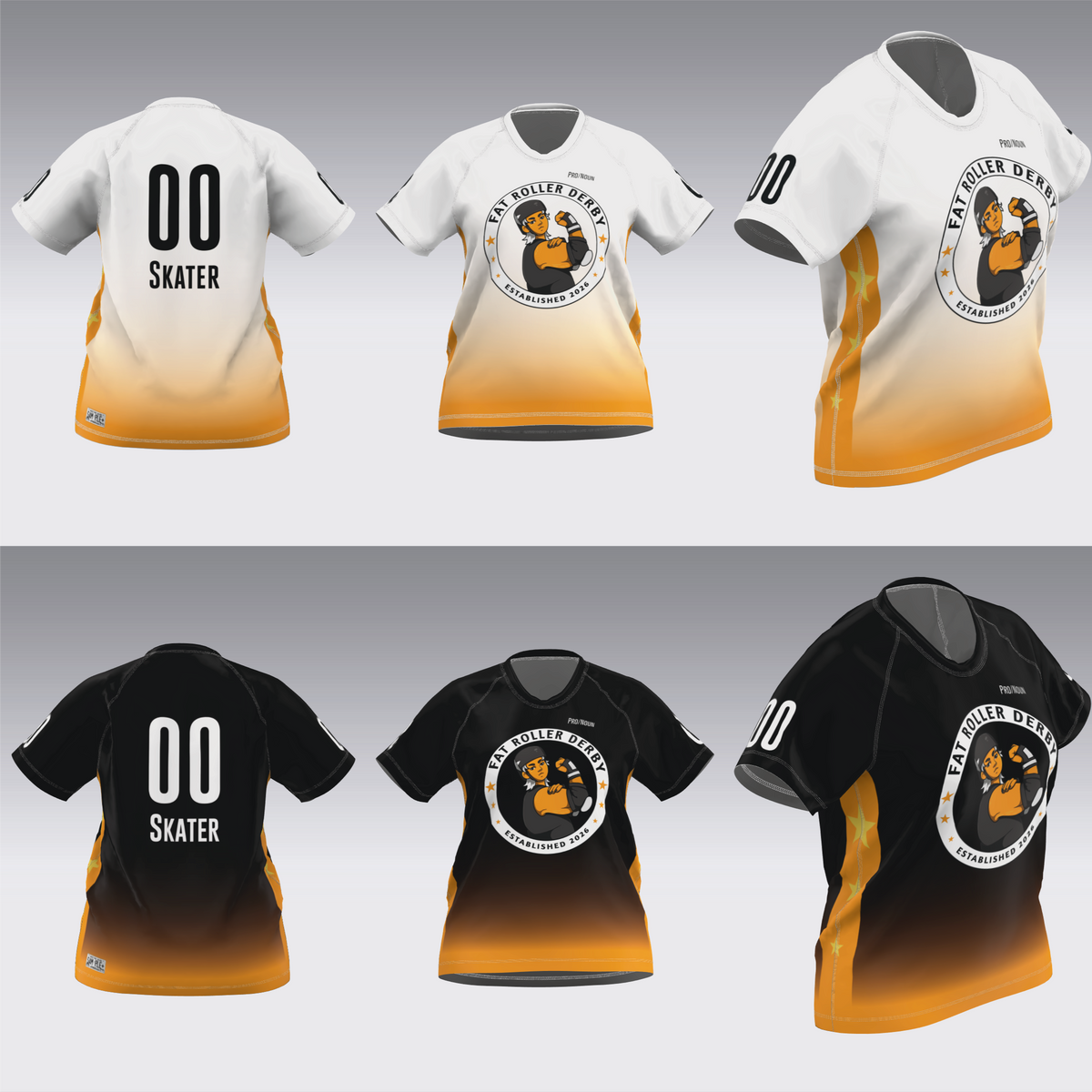 FAT ROLLER DERBY TRAVEL JERSEY