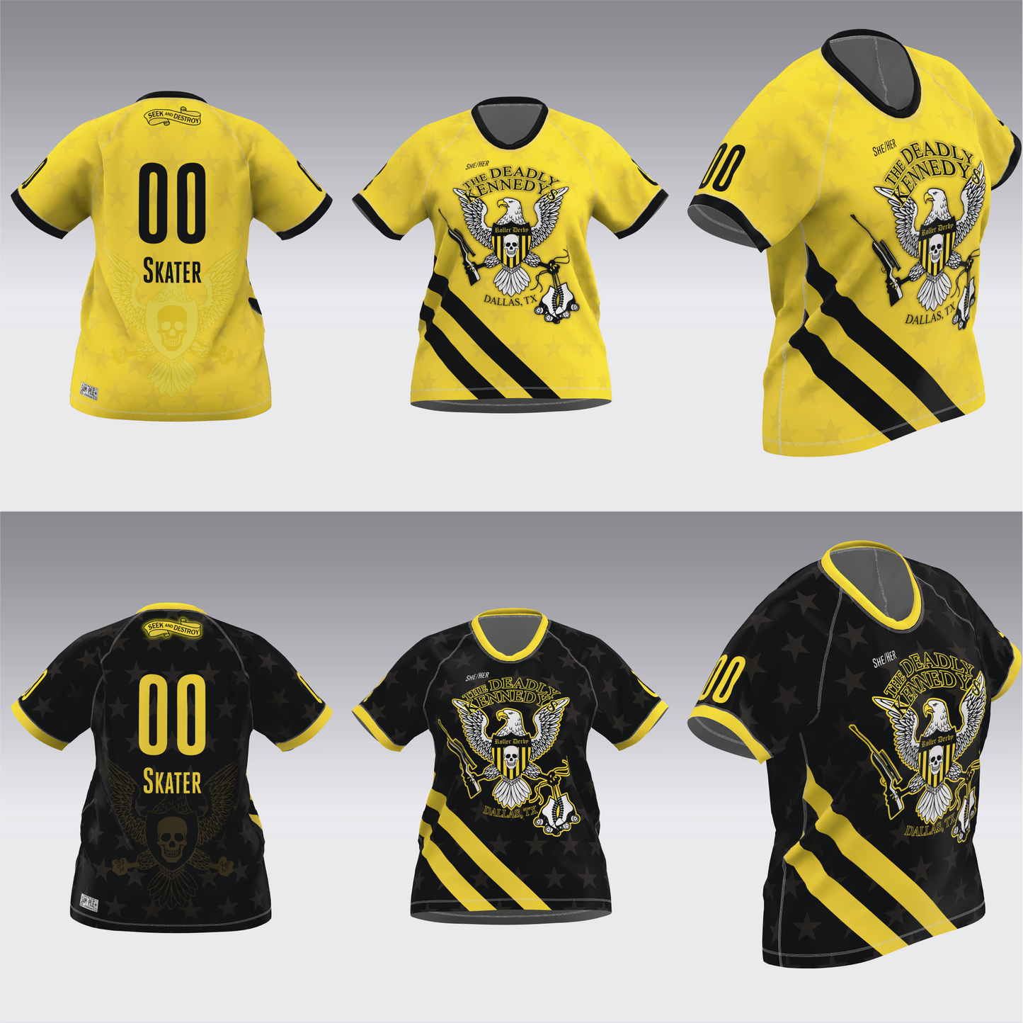 DEADLY KENNEDYS TRAVEL JERSEYS