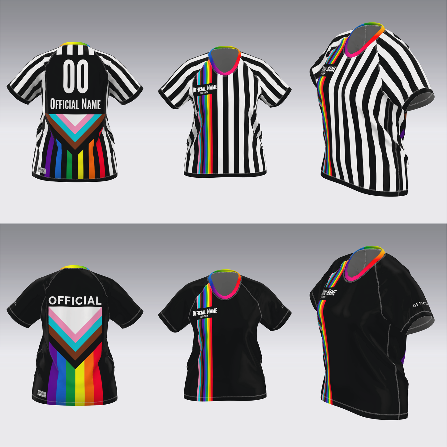 PRIDE SKATING AND NON-SKATING OFFICIALS JERSEYS