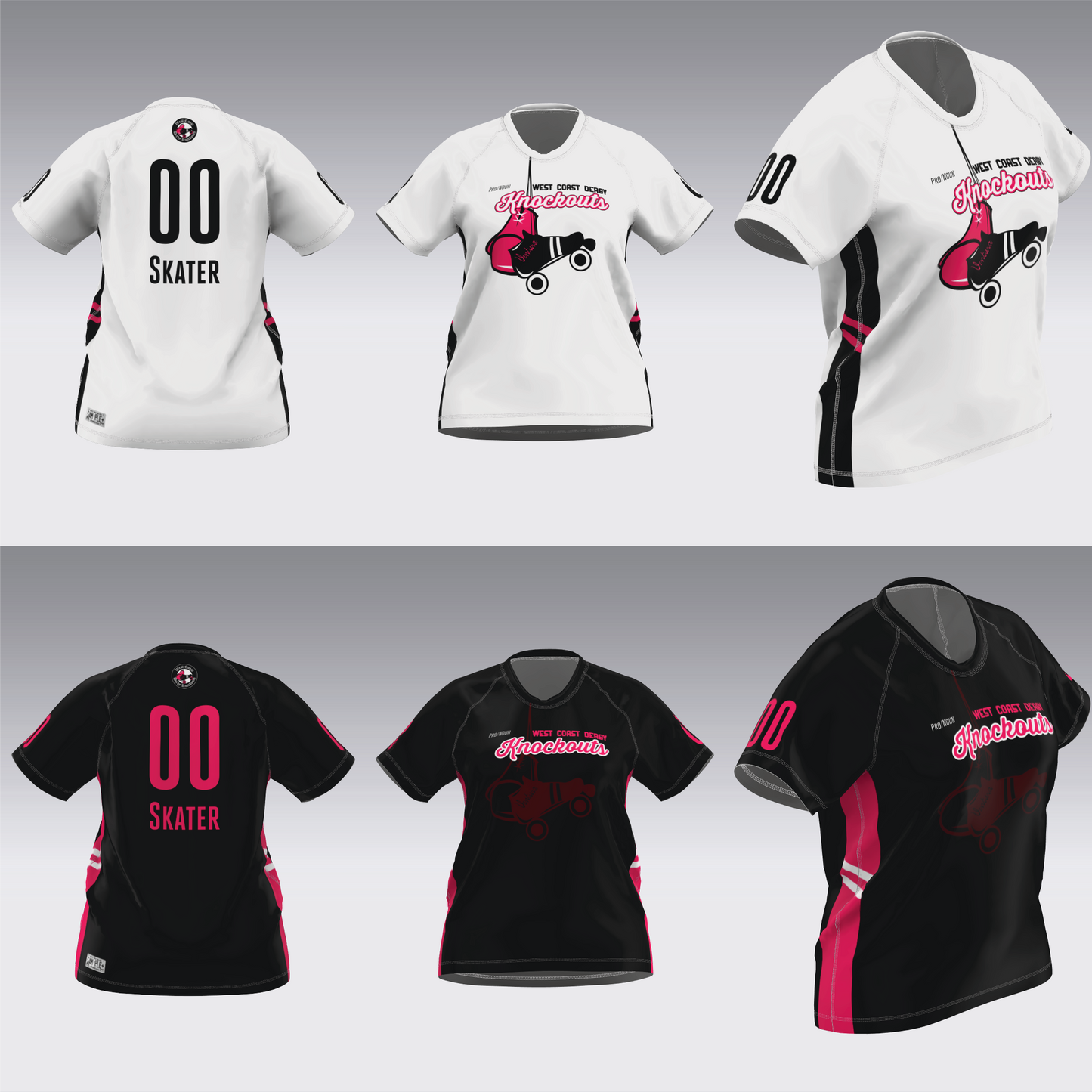 WEST COAST KNOCKOUTS BLACK AND WHITE