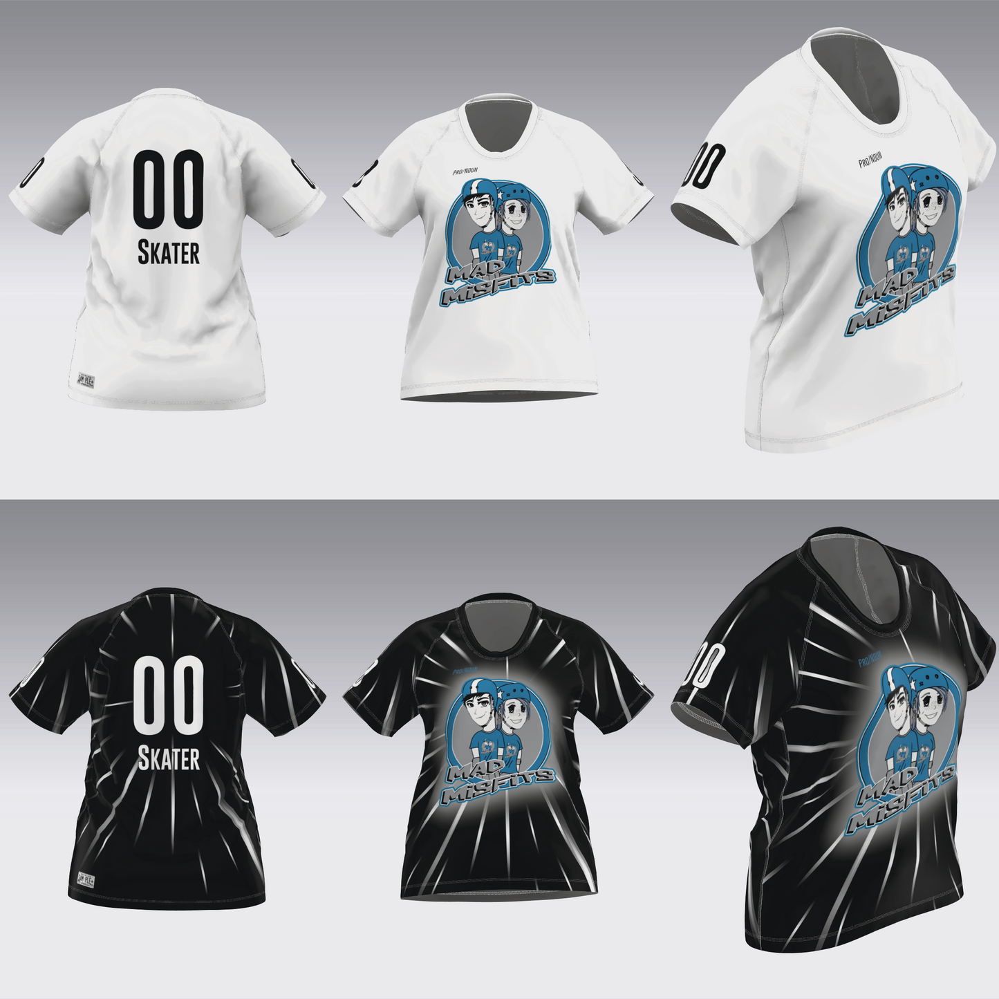 MONADNOCK MAD MISFITS SCRIMMAGE JERSEYS