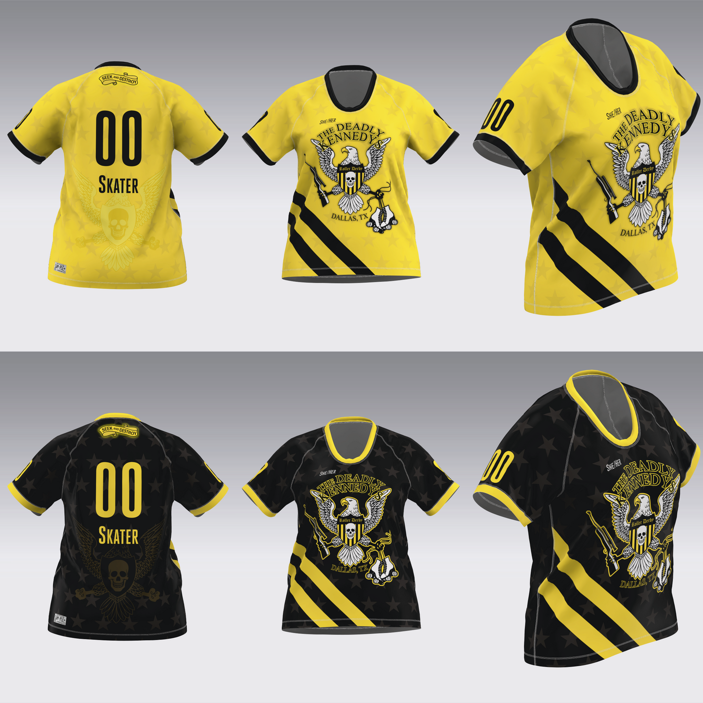 DEADLY KENNEDYS TRAVEL JERSEYS