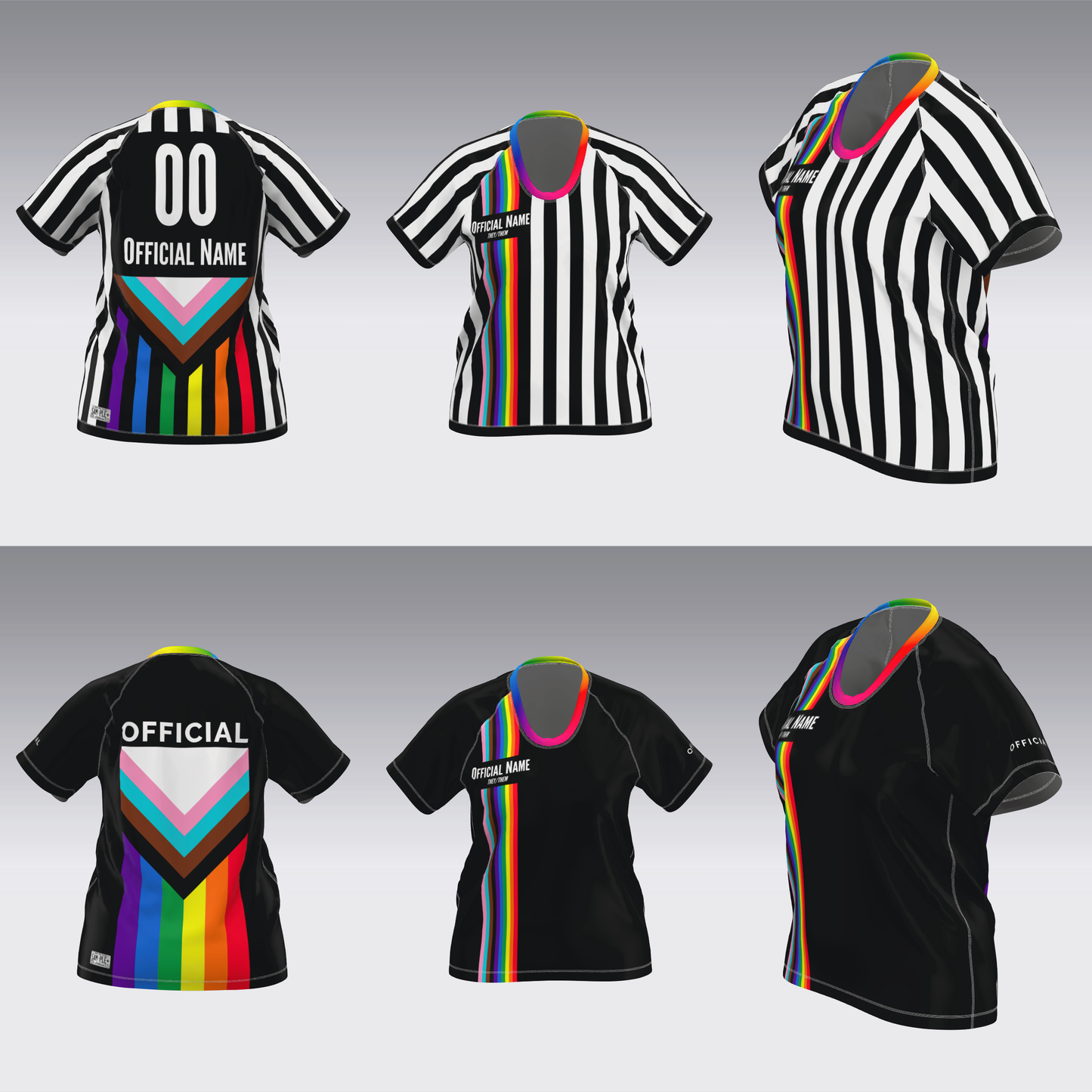 PRIDE SKATING AND NON-SKATING OFFICIALS JERSEYS