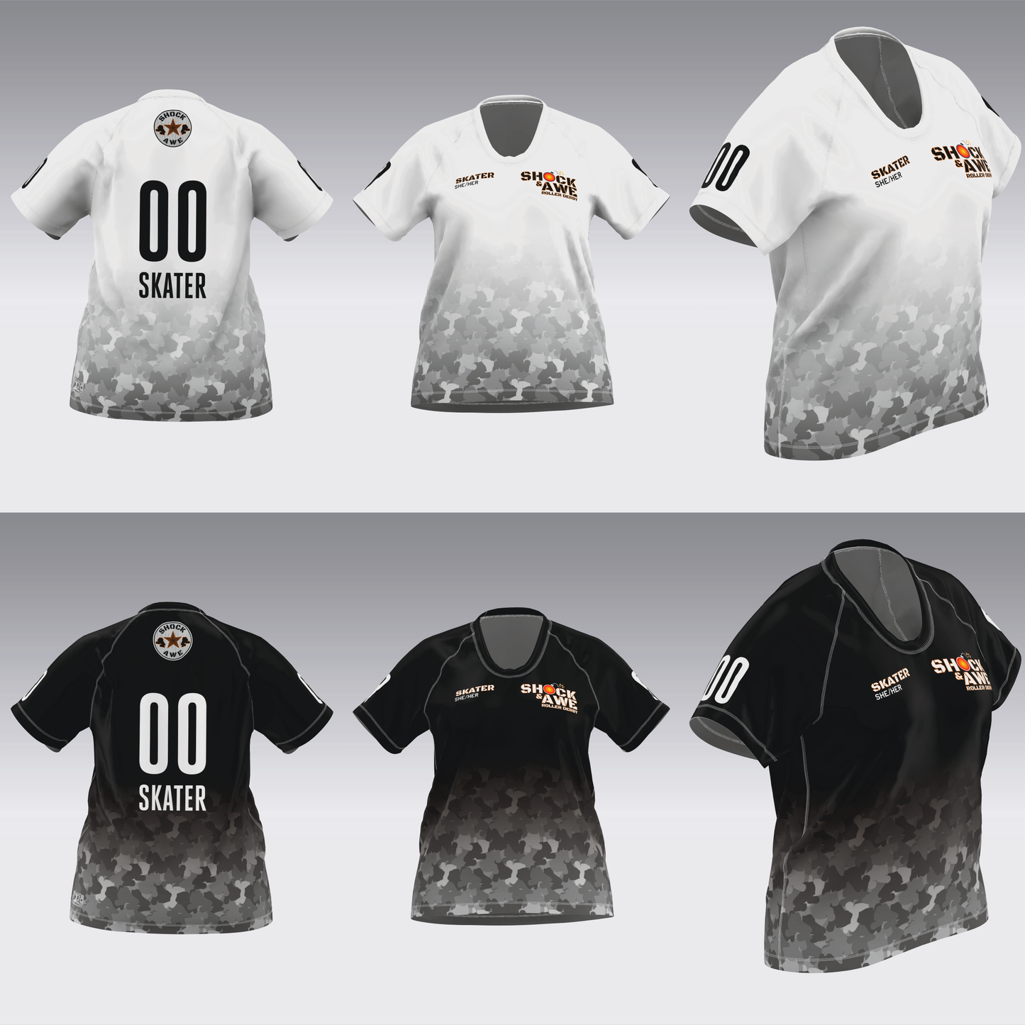 SHOCK AND AWE TRAVEL JERSEYS