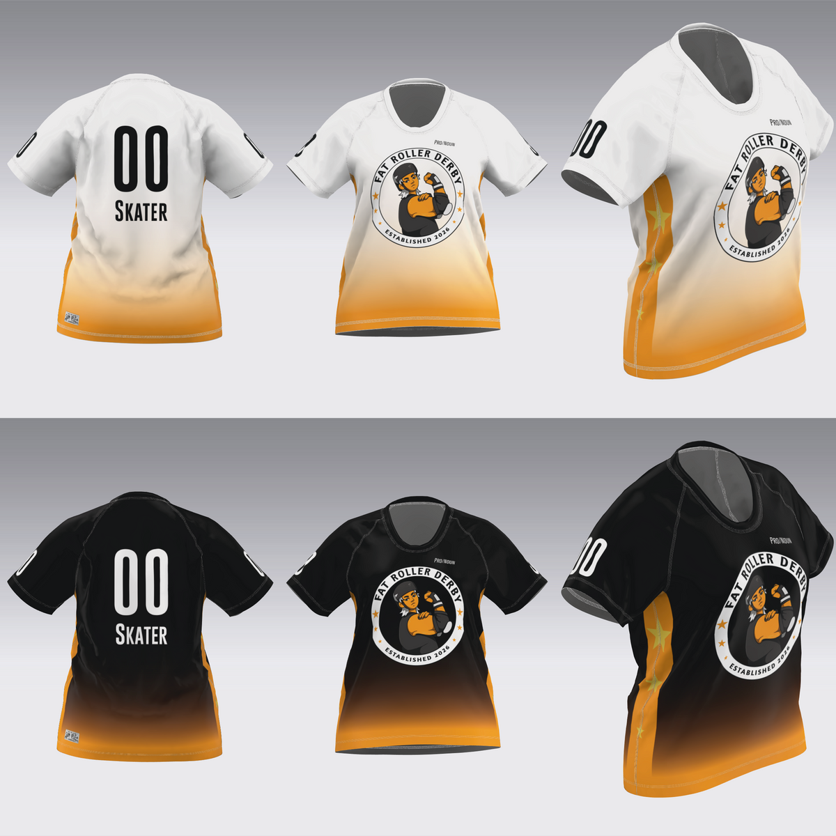 FAT ROLLER DERBY TRAVEL JERSEY