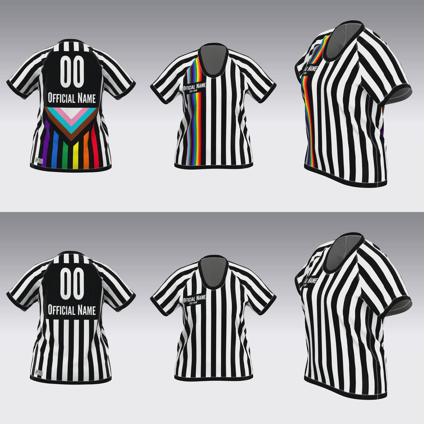 PRIDE SKATING AND NON-SKATING OFFICIALS JERSEYS