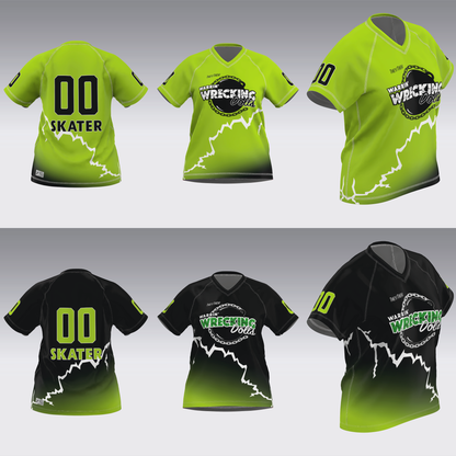 WARRIN' WRECKING DOLLS TRAVEL JERSEYS