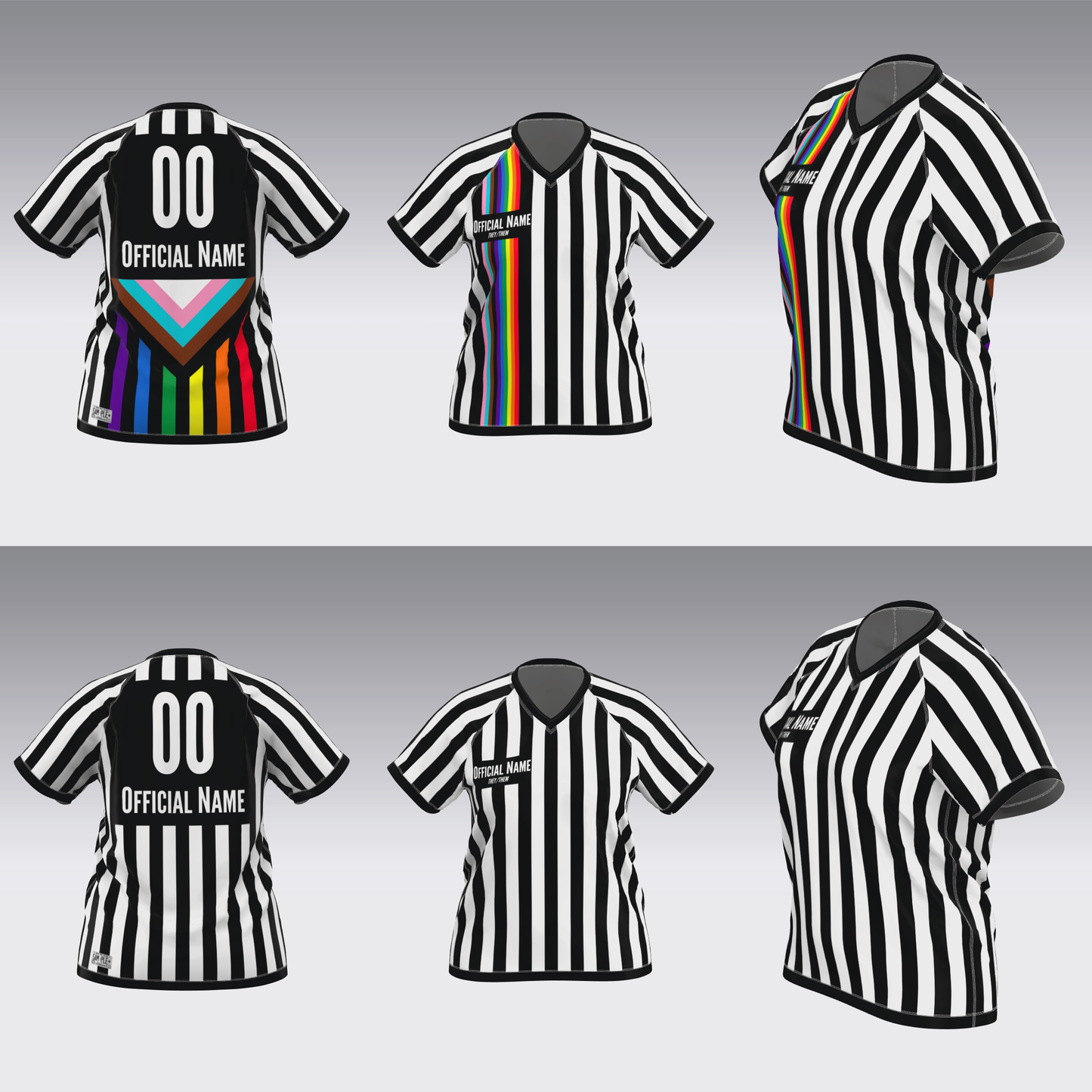 PRIDE SKATING AND NON-SKATING OFFICIALS JERSEYS