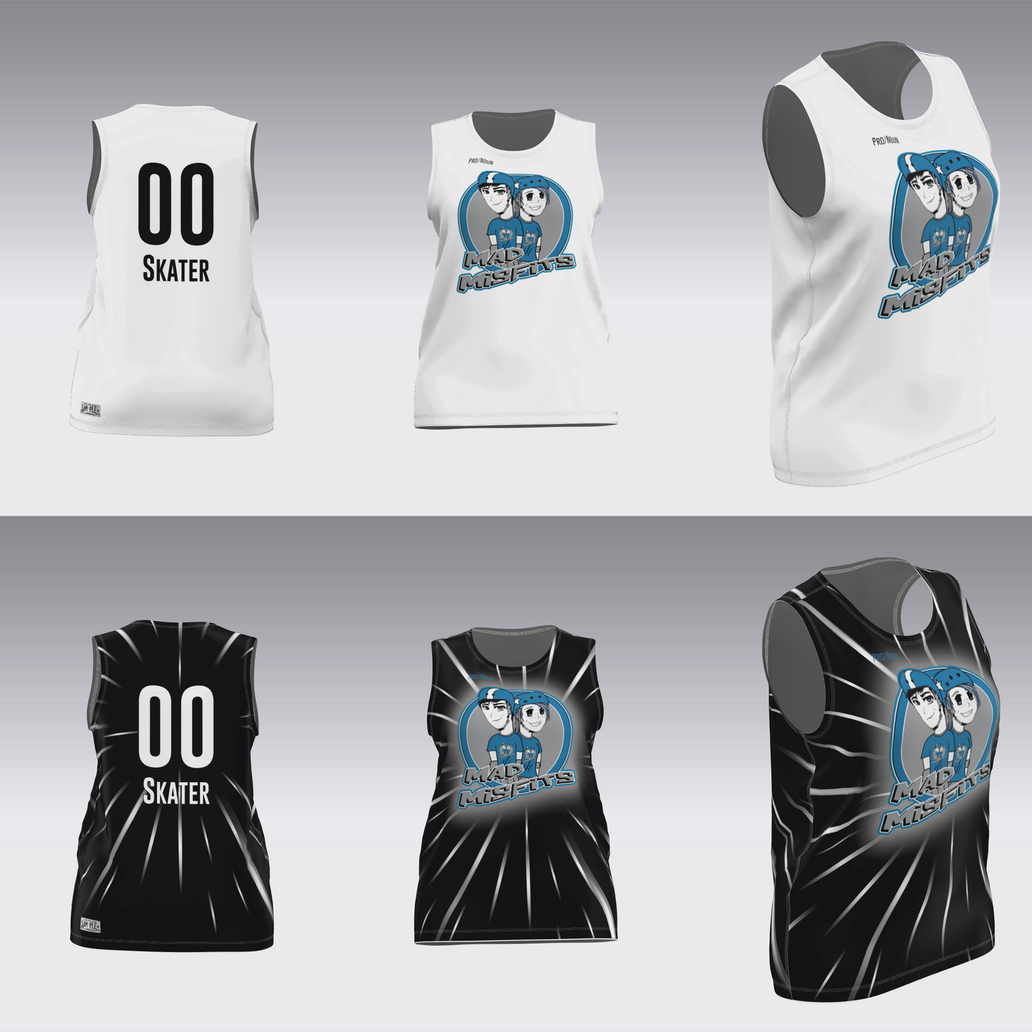 MONADNOCK MAD MISFITS SCRIMMAGE JERSEYS