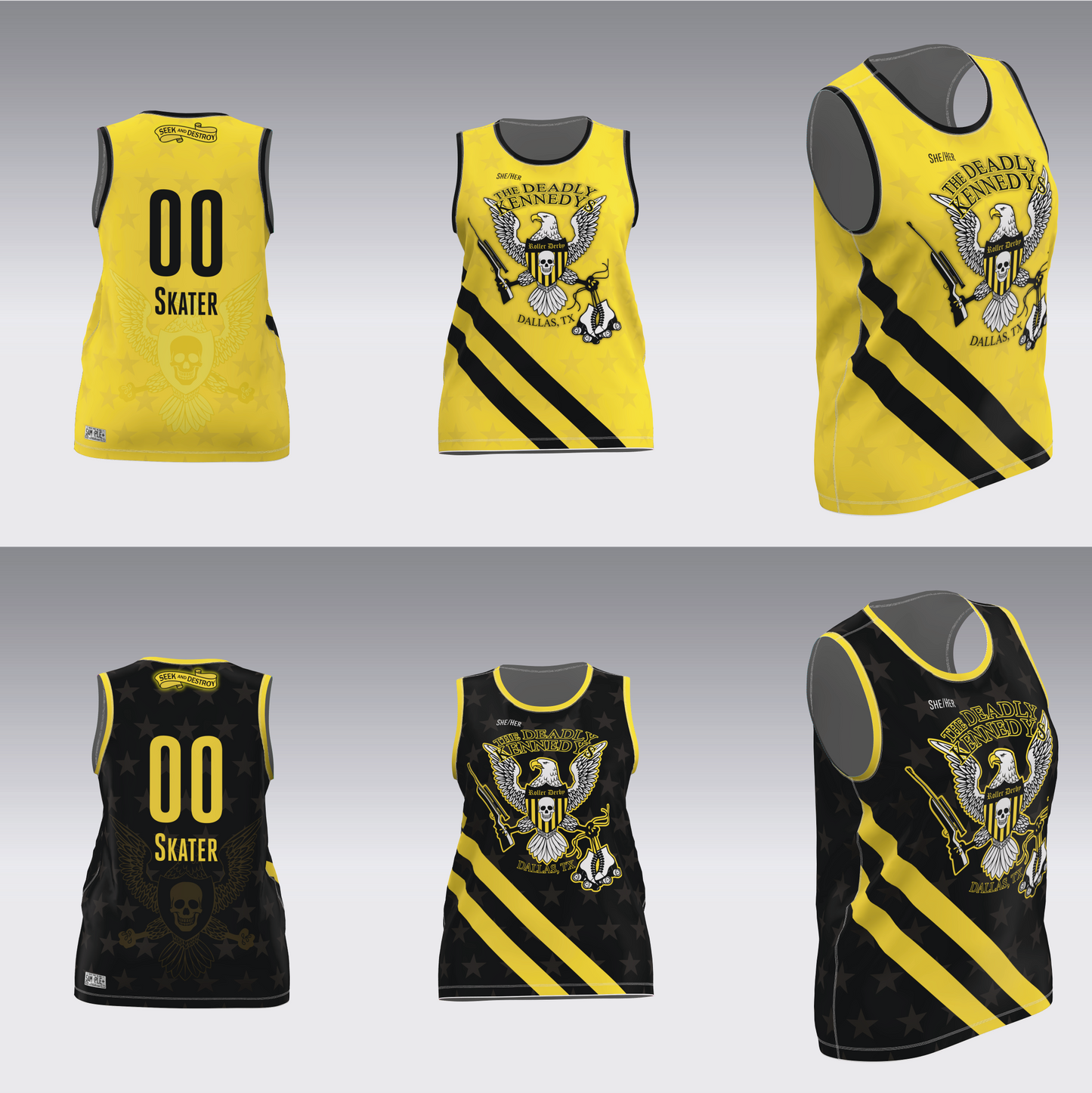 DEADLY KENNEDYS TRAVEL JERSEYS