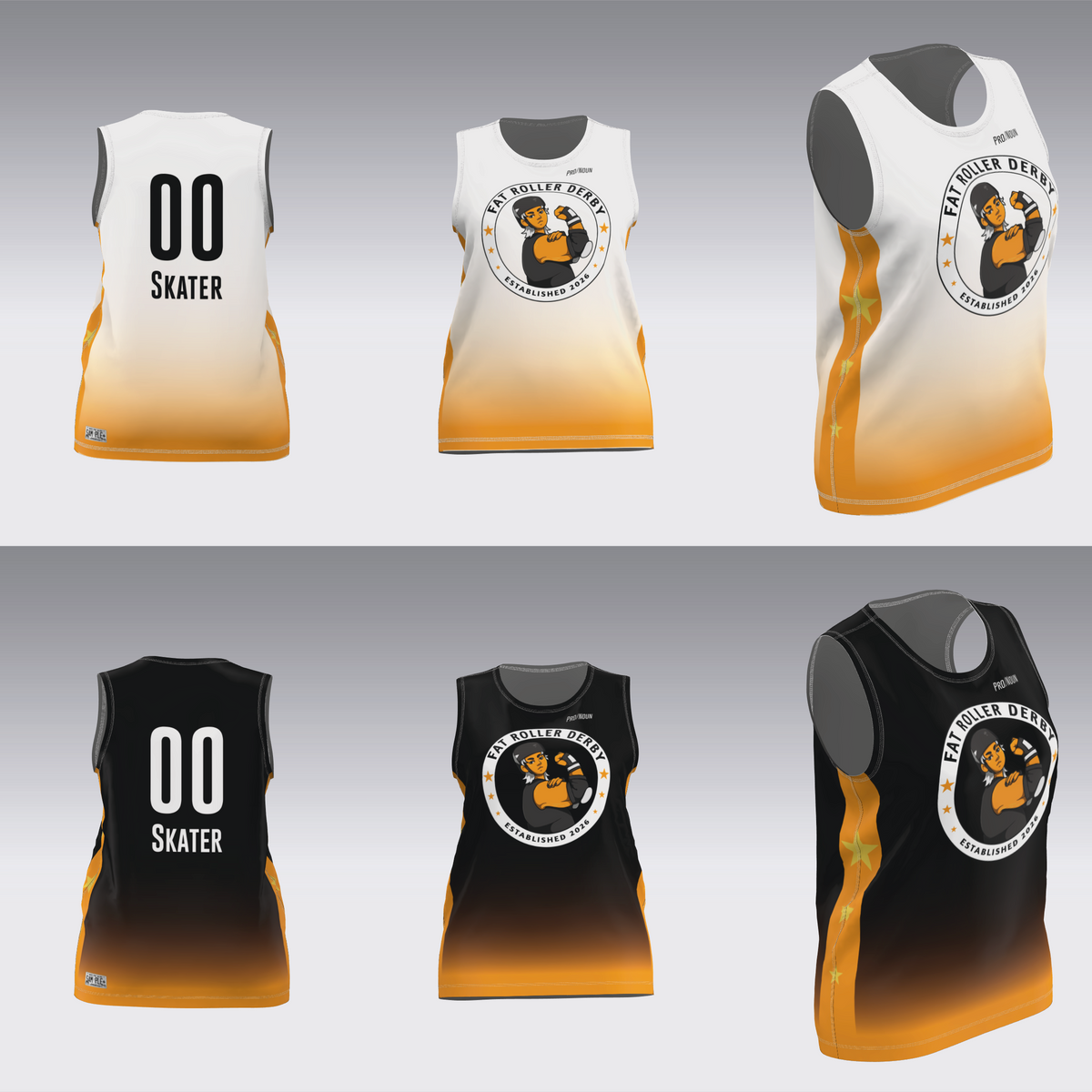 FAT ROLLER DERBY TRAVEL JERSEY