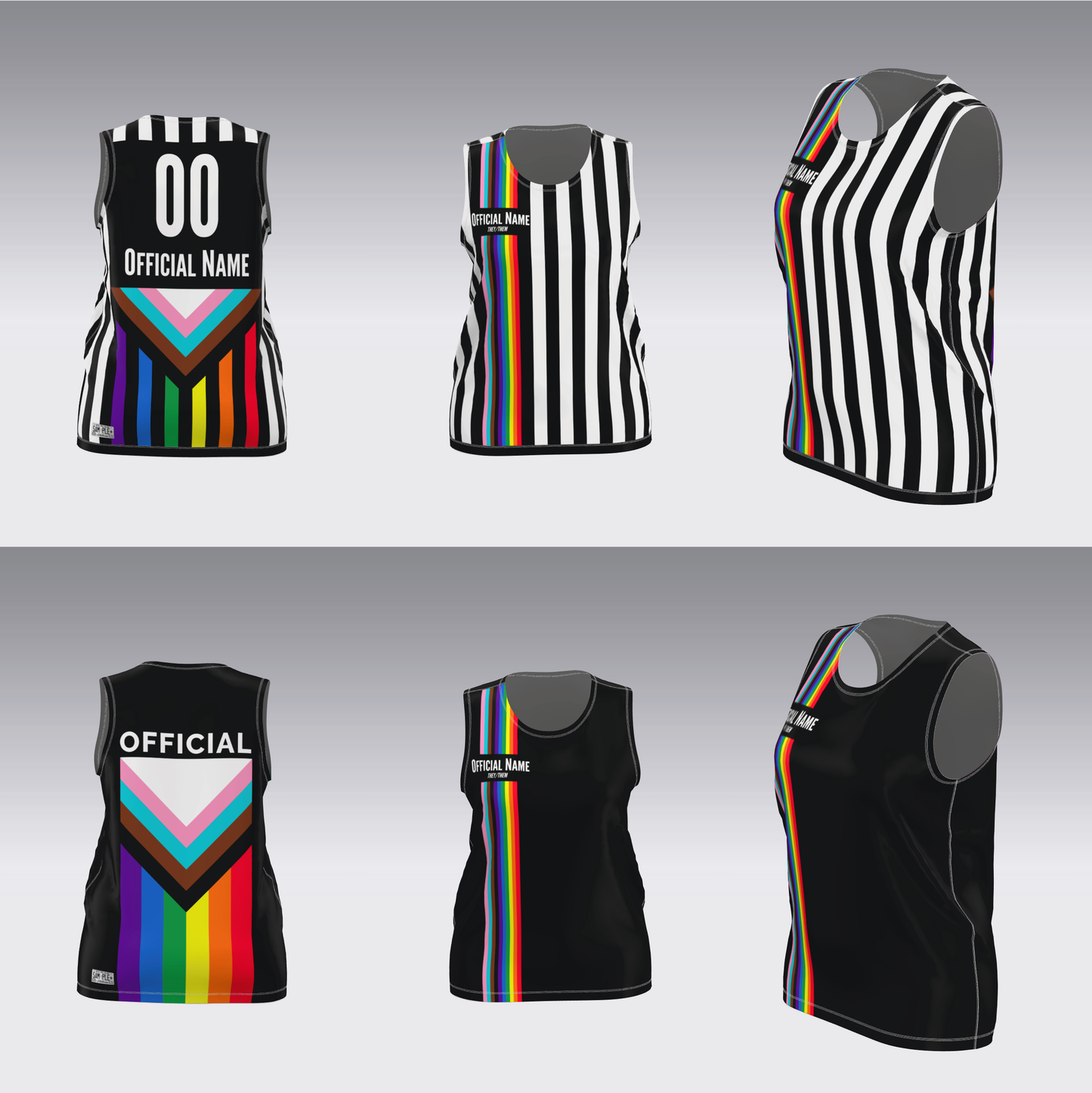PRIDE SKATING AND NON-SKATING OFFICIALS JERSEYS