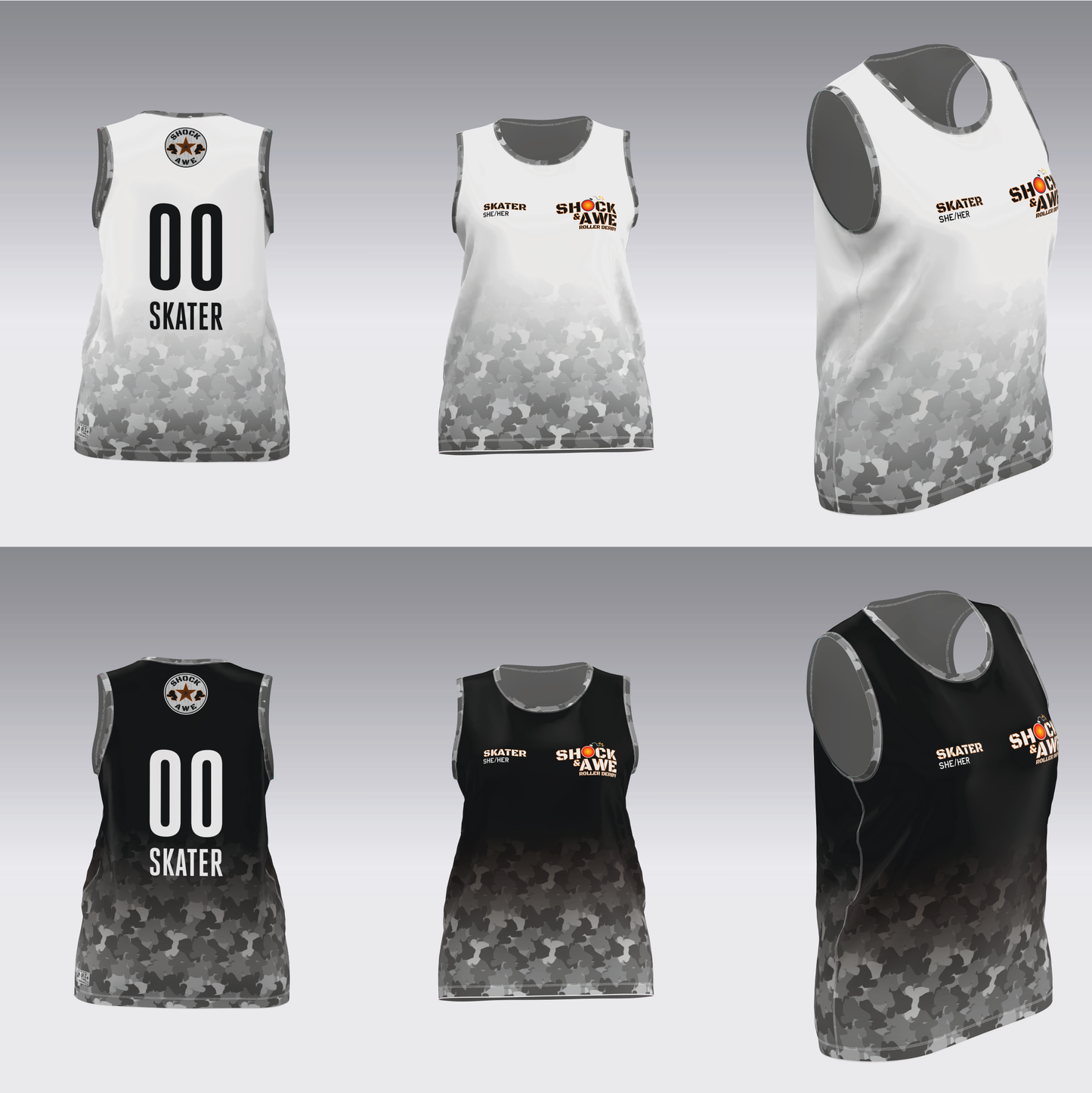 SHOCK AND AWE TRAVEL JERSEYS