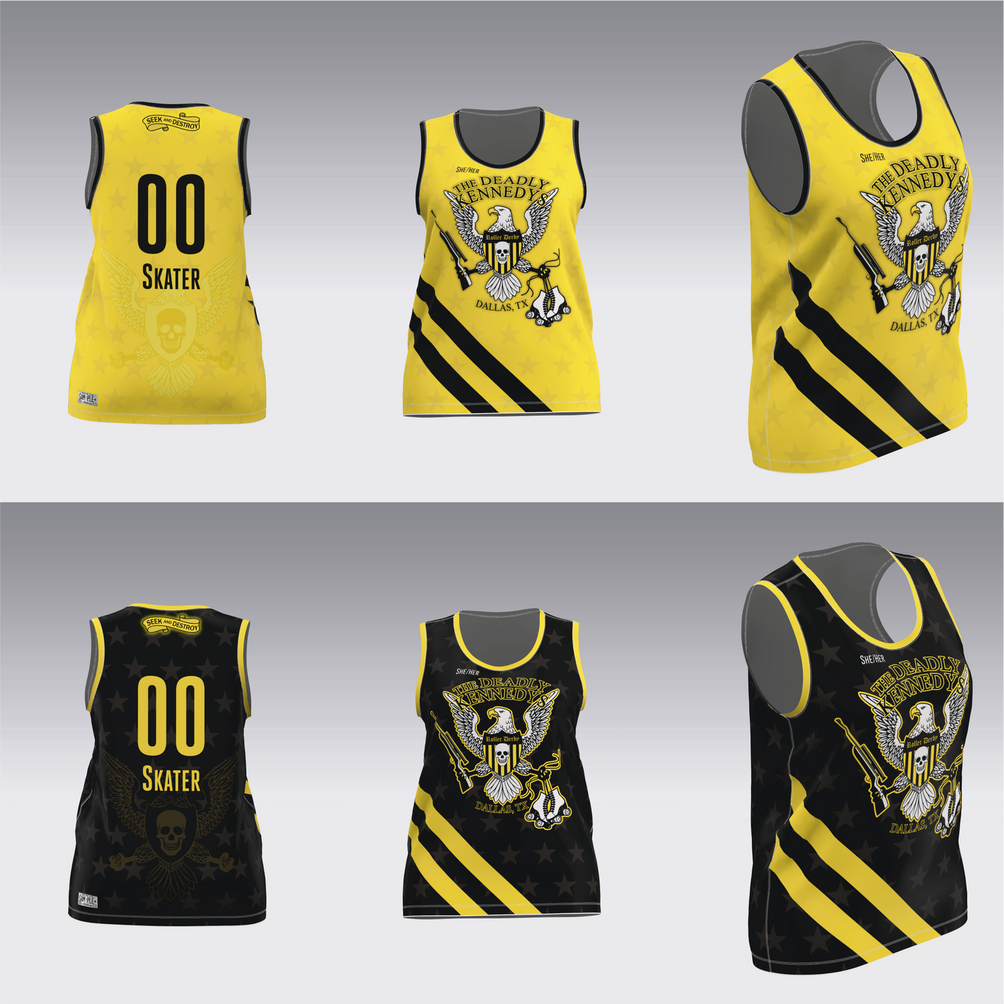 DEADLY KENNEDYS TRAVEL JERSEYS