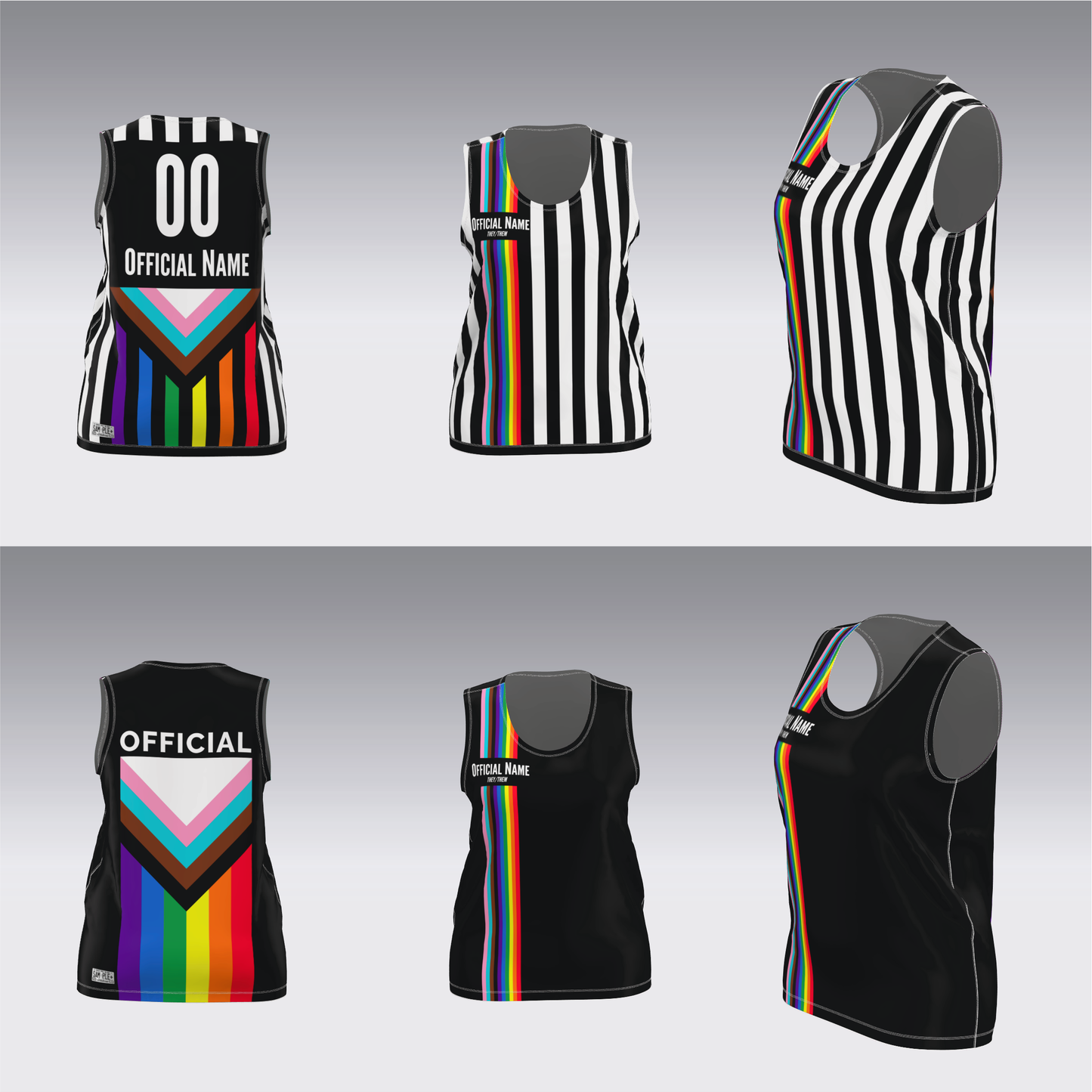 PRIDE SKATING AND NON-SKATING OFFICIALS JERSEYS