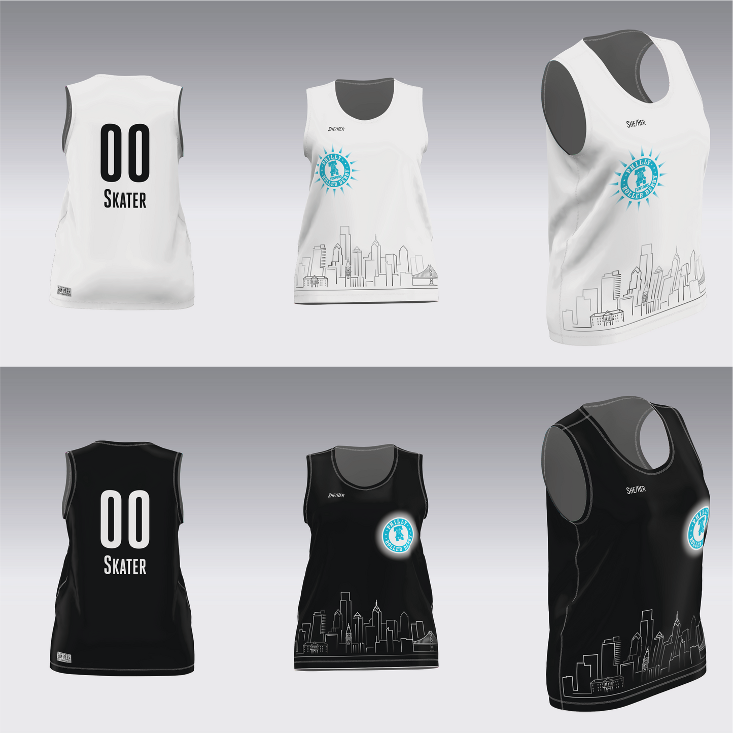 PHILLY SKYLINE SCRIMMAGE JERSEYS