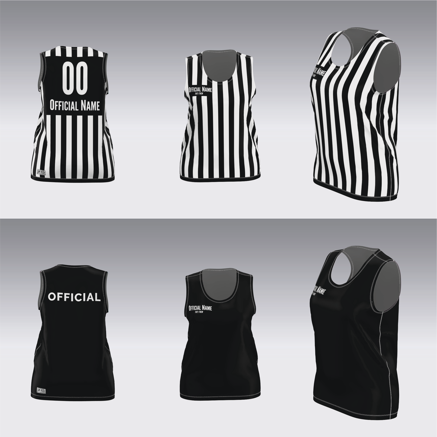SKATING AND NON-SKATING OFFICIALS JERSEYS
