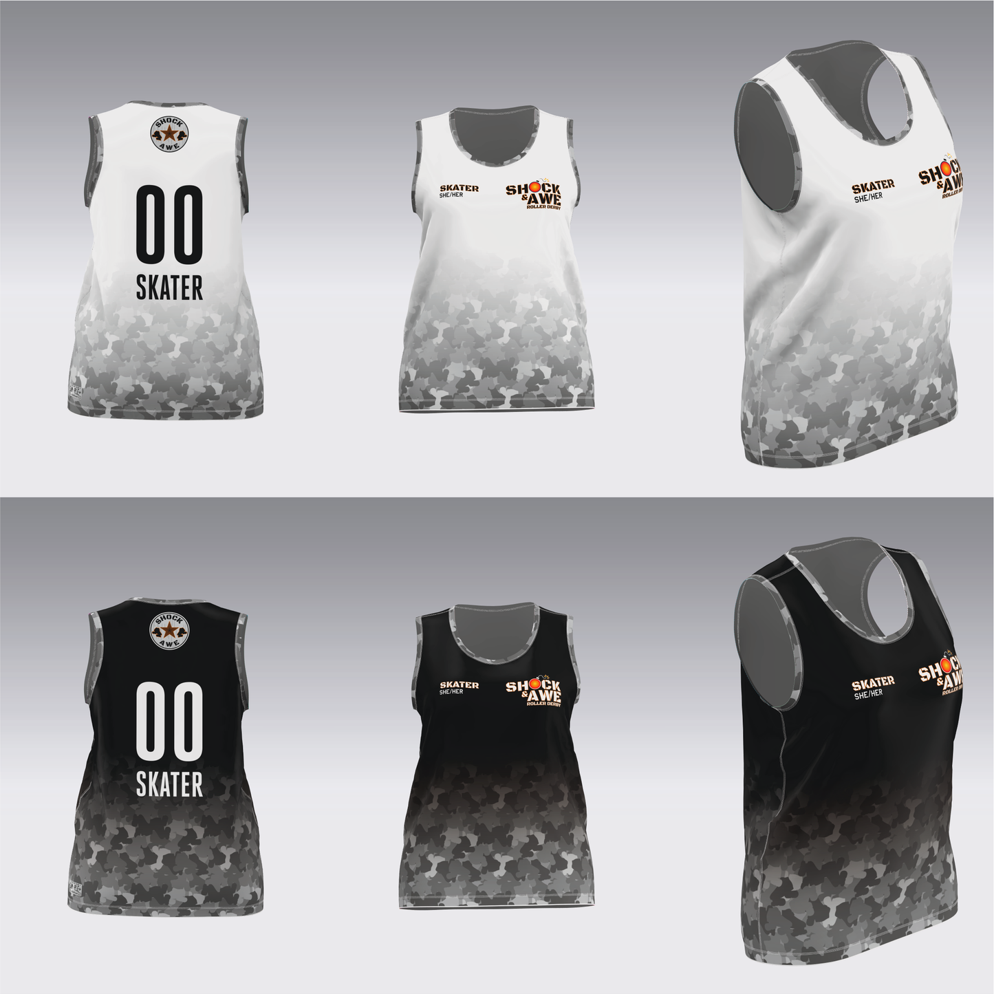 SHOCK AND AWE TRAVEL JERSEYS