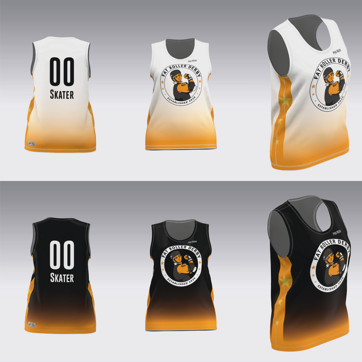 FAT ROLLER DERBY TRAVEL JERSEY
