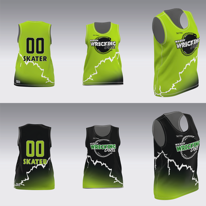 WARRIN' WRECKING DOLLS TRAVEL JERSEYS