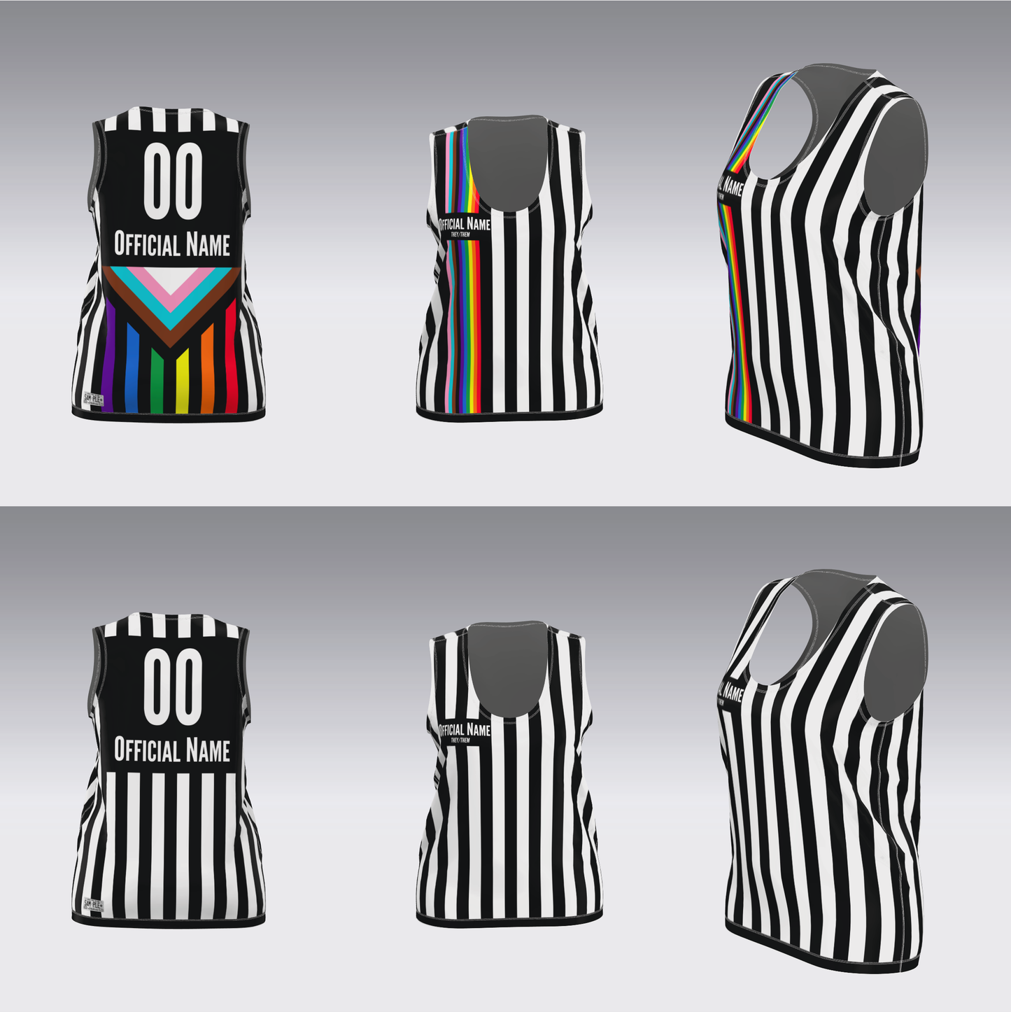 PRIDE SKATING AND NON-SKATING OFFICIALS JERSEYS