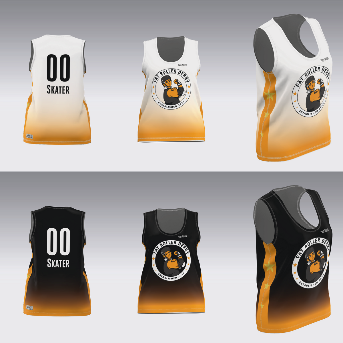 FAT ROLLER DERBY TRAVEL JERSEY