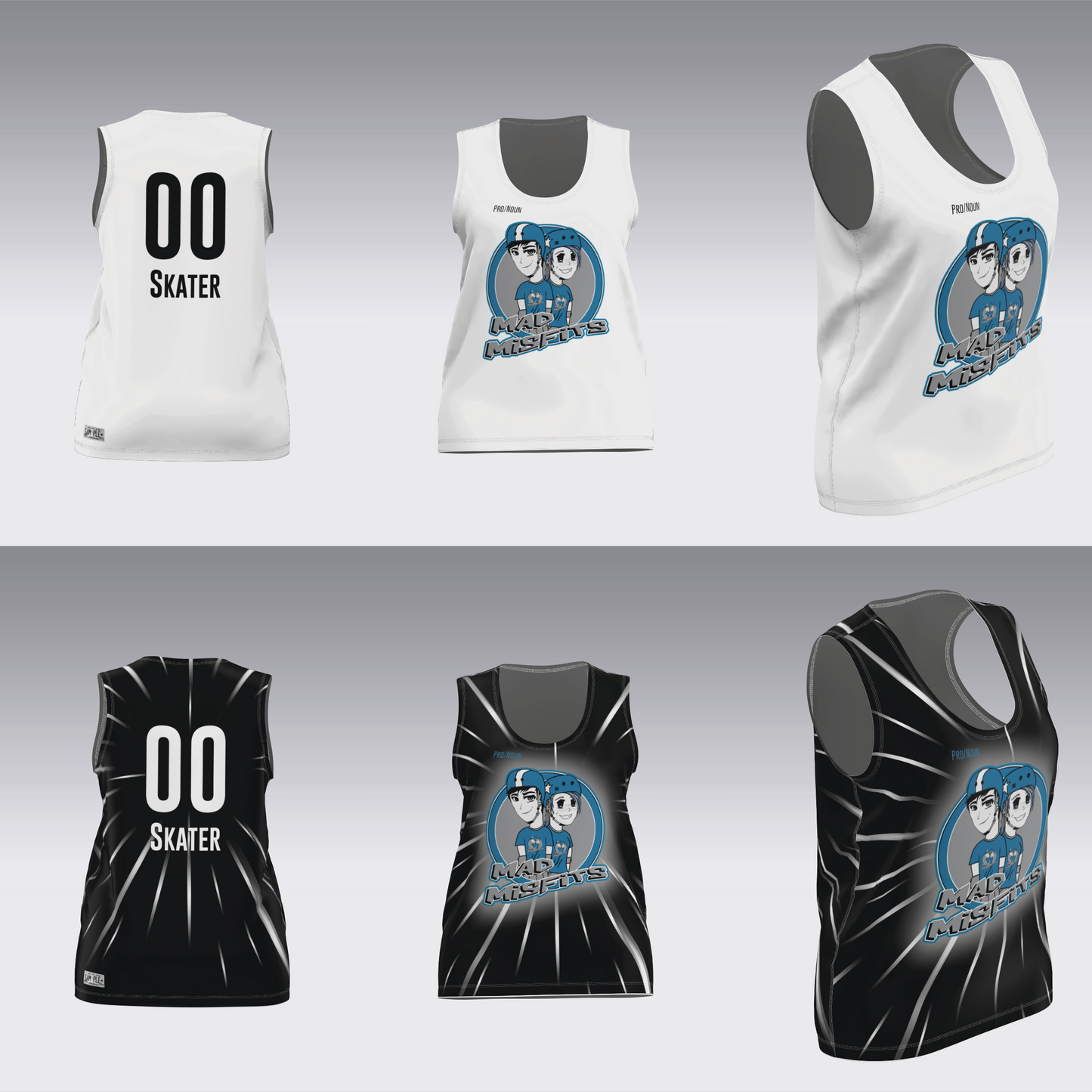 MONADNOCK MAD MISFITS SCRIMMAGE JERSEYS