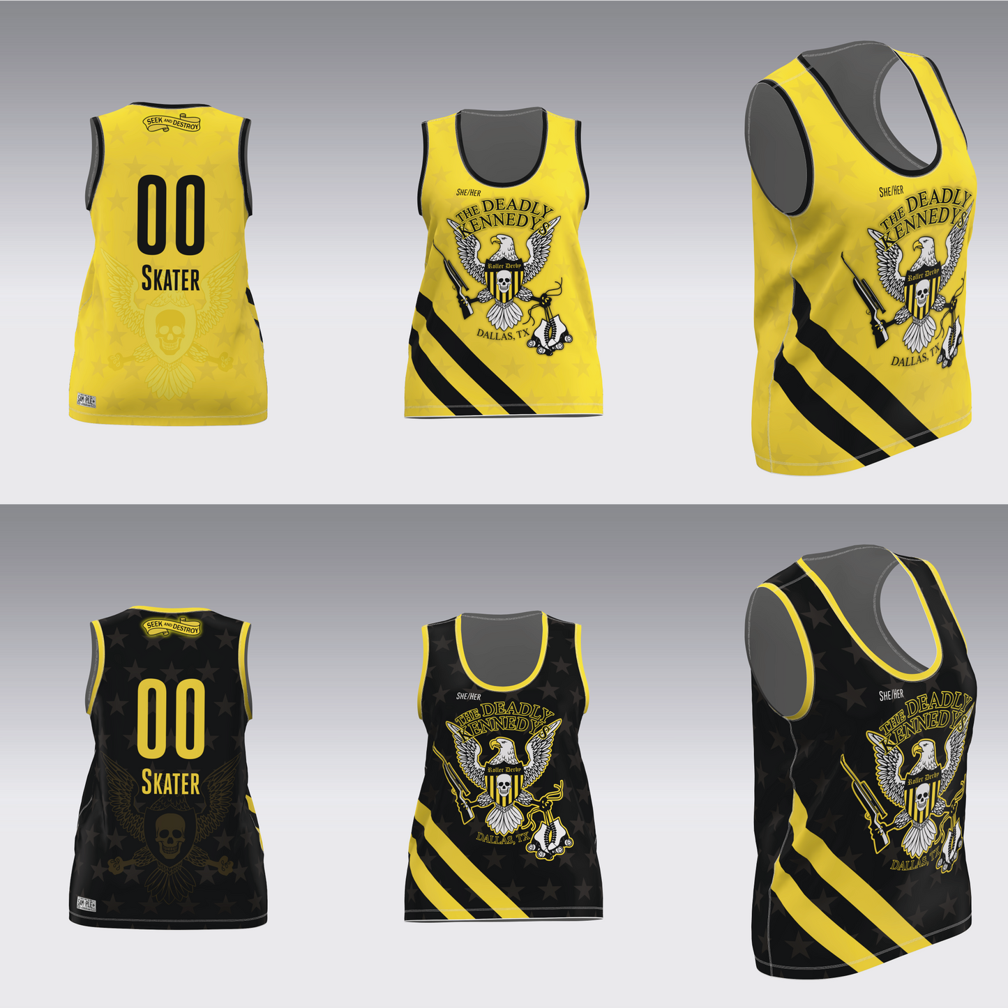 DEADLY KENNEDYS TRAVEL JERSEYS