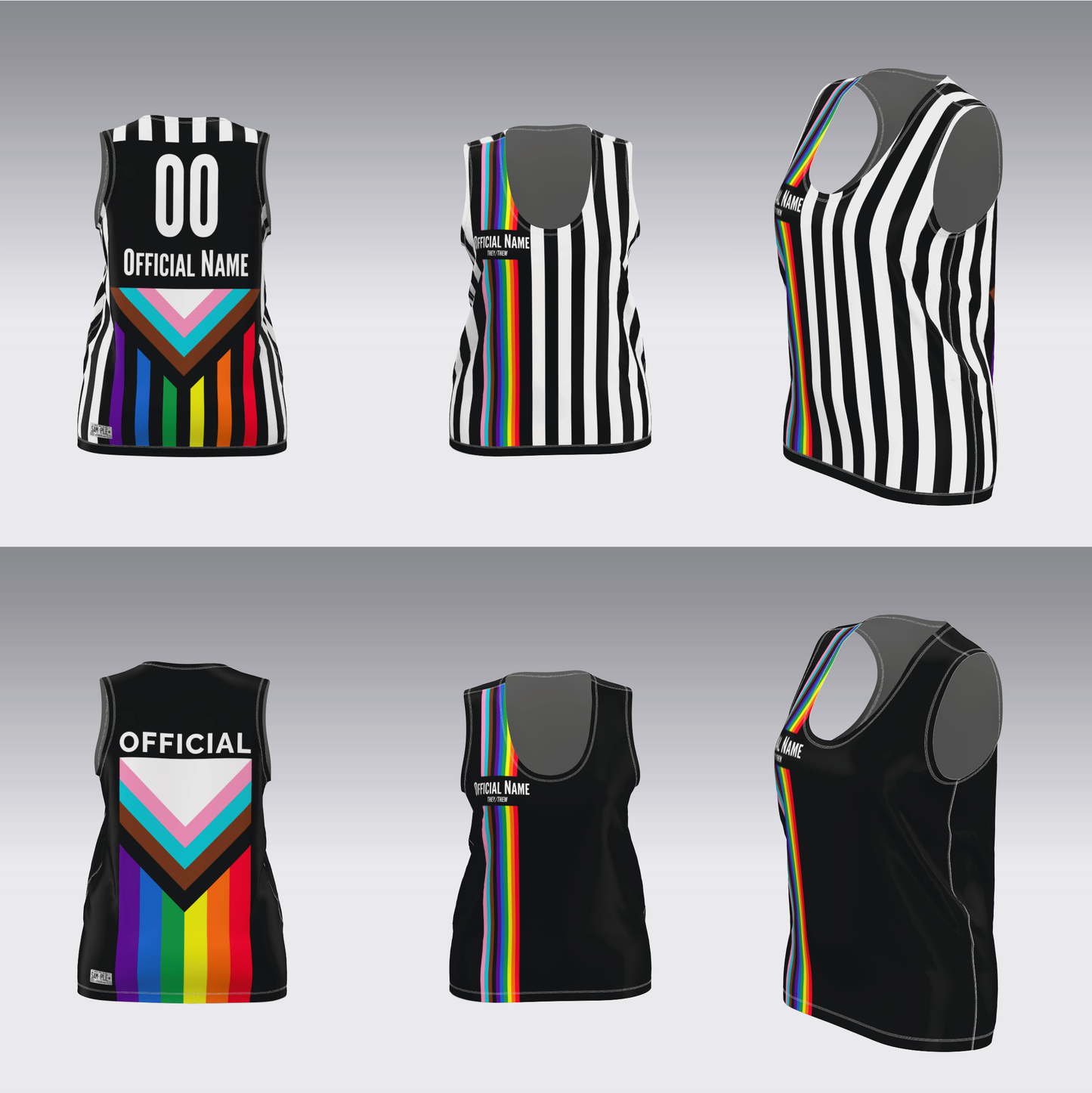 PRIDE SKATING AND NON-SKATING OFFICIALS JERSEYS