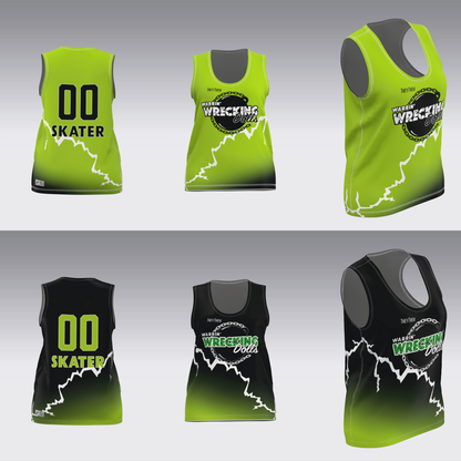 WARRIN' WRECKING DOLLS TRAVEL JERSEYS