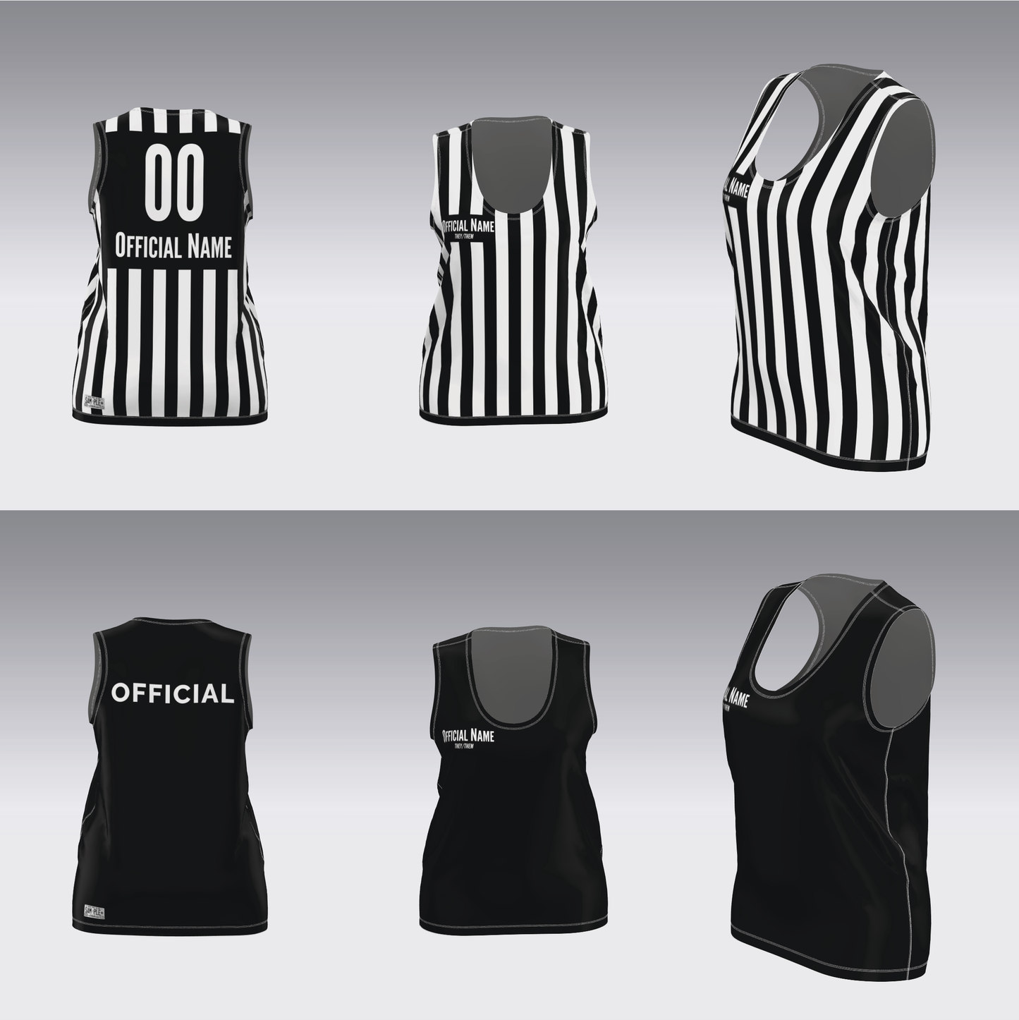 SKATING AND NON-SKATING OFFICIALS JERSEYS