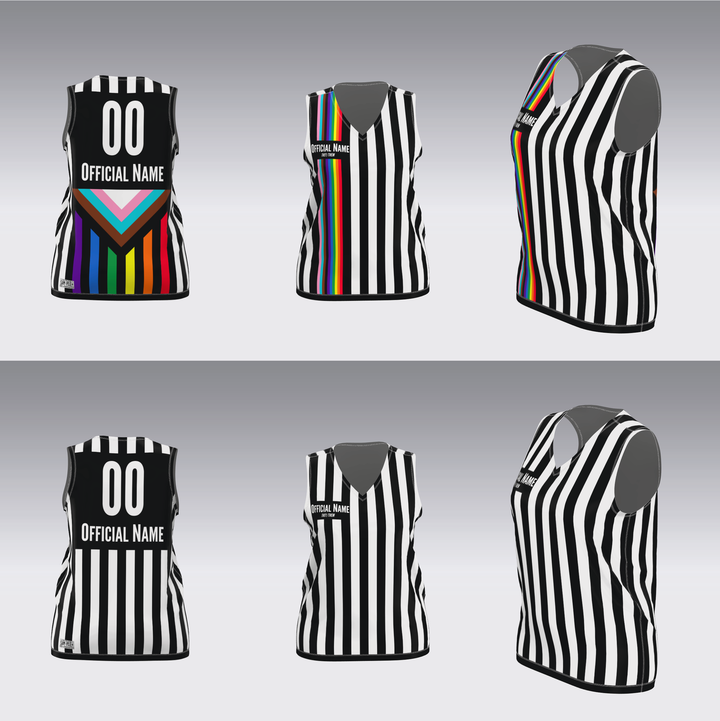 PRIDE SKATING AND NON-SKATING OFFICIALS JERSEYS