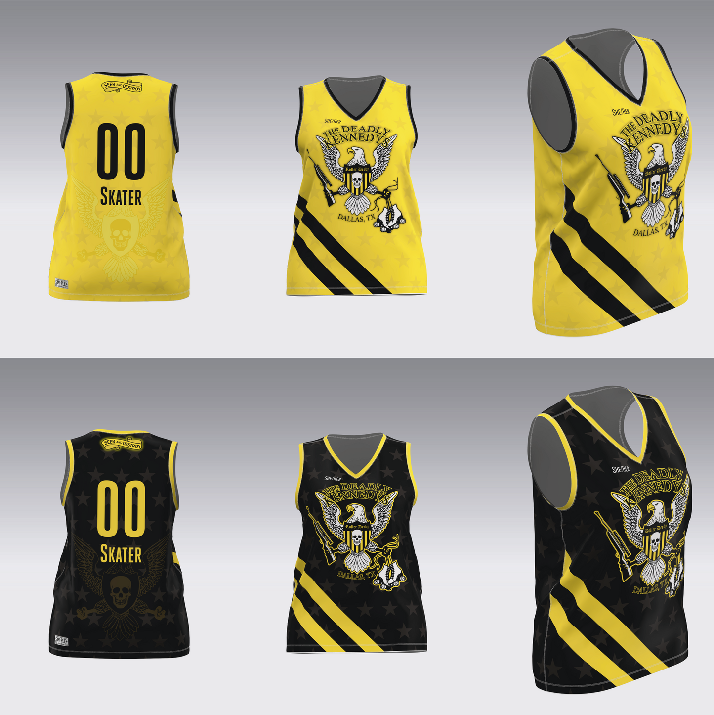 DEADLY KENNEDYS TRAVEL JERSEYS