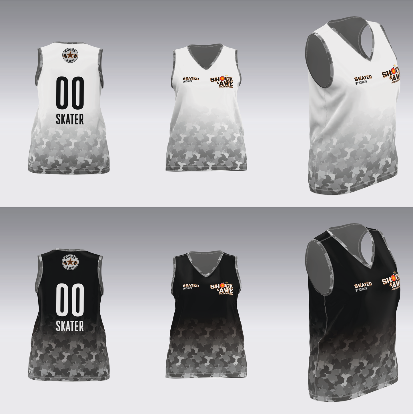 SHOCK AND AWE TRAVEL JERSEYS