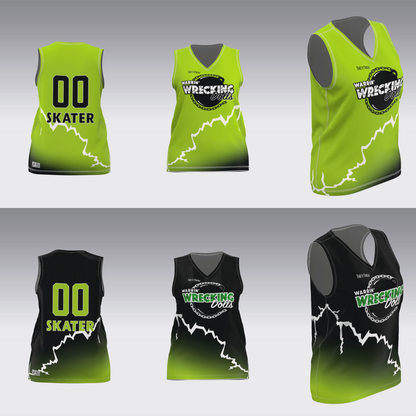 WARRIN' WRECKING DOLLS TRAVEL JERSEYS