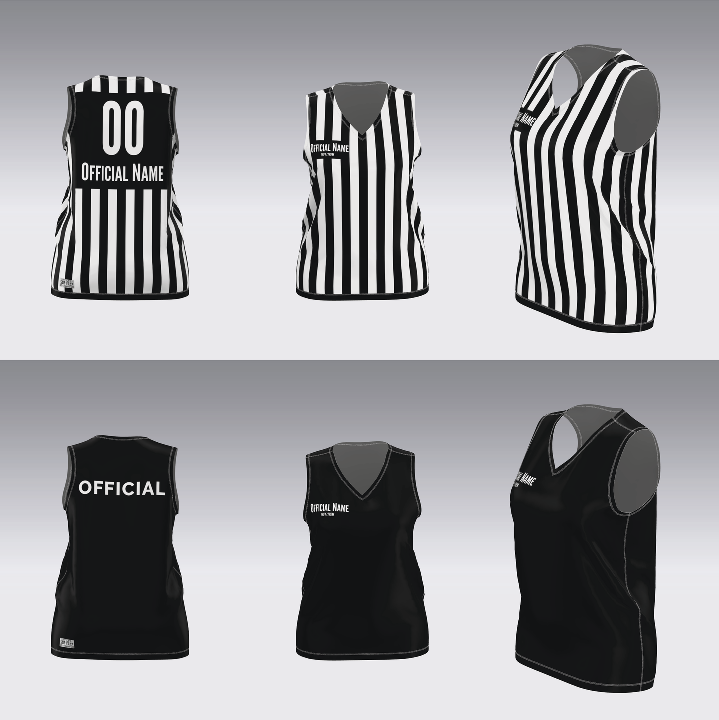 SKATING AND NON-SKATING OFFICIALS JERSEYS